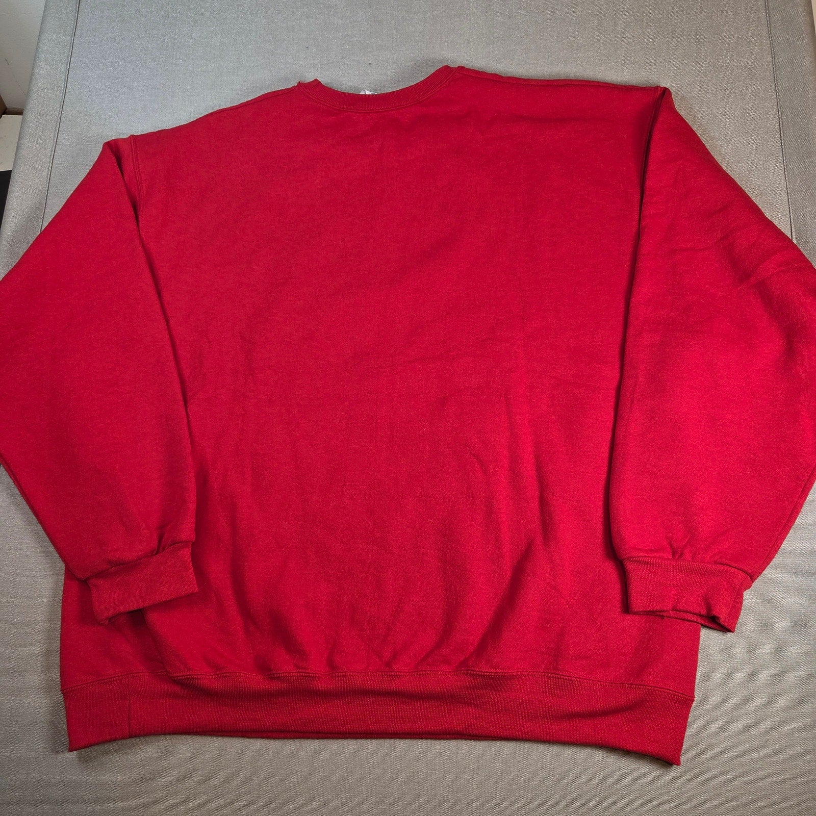 NuBlend 2XL Ugly Christmas Sweater Red Holiday Graphic Pullover Sweatshirt