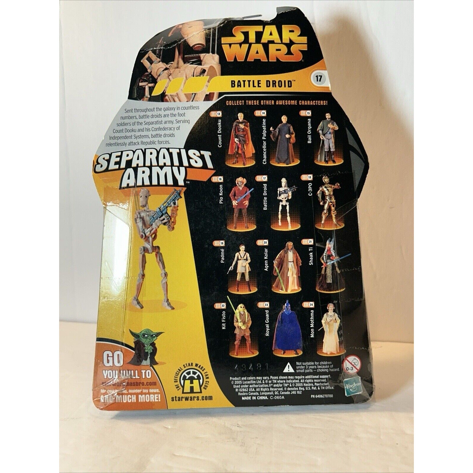 Star Wars Revenge of the Sith Medic Polis Massan and Battle Droid