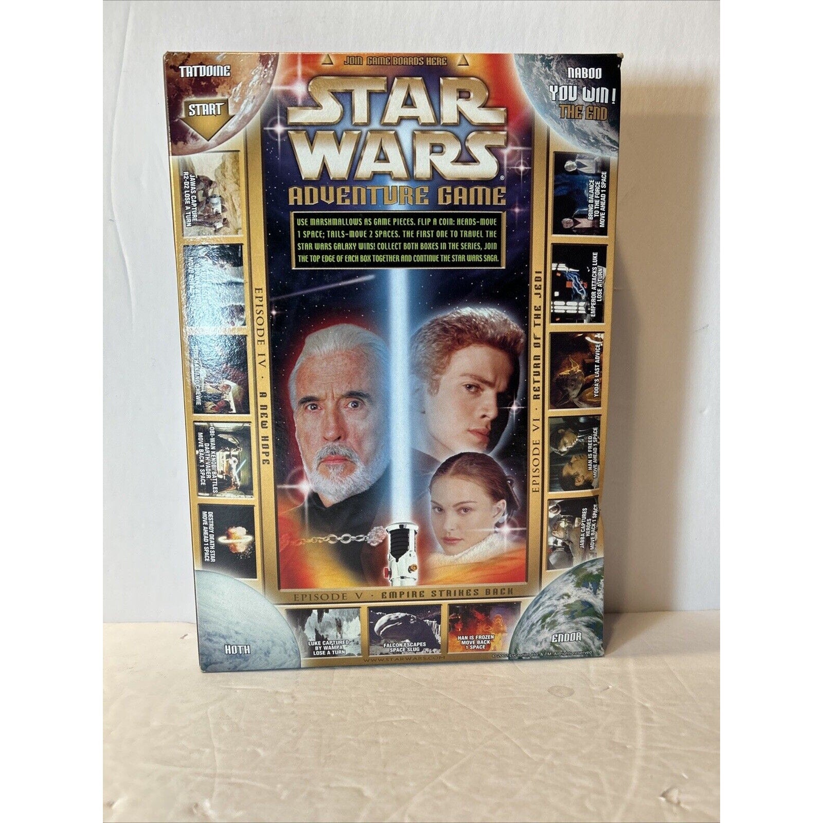 2002 General Mills Star Wars Episode II Sealed Cereal Boxes Collectors 1 & 2