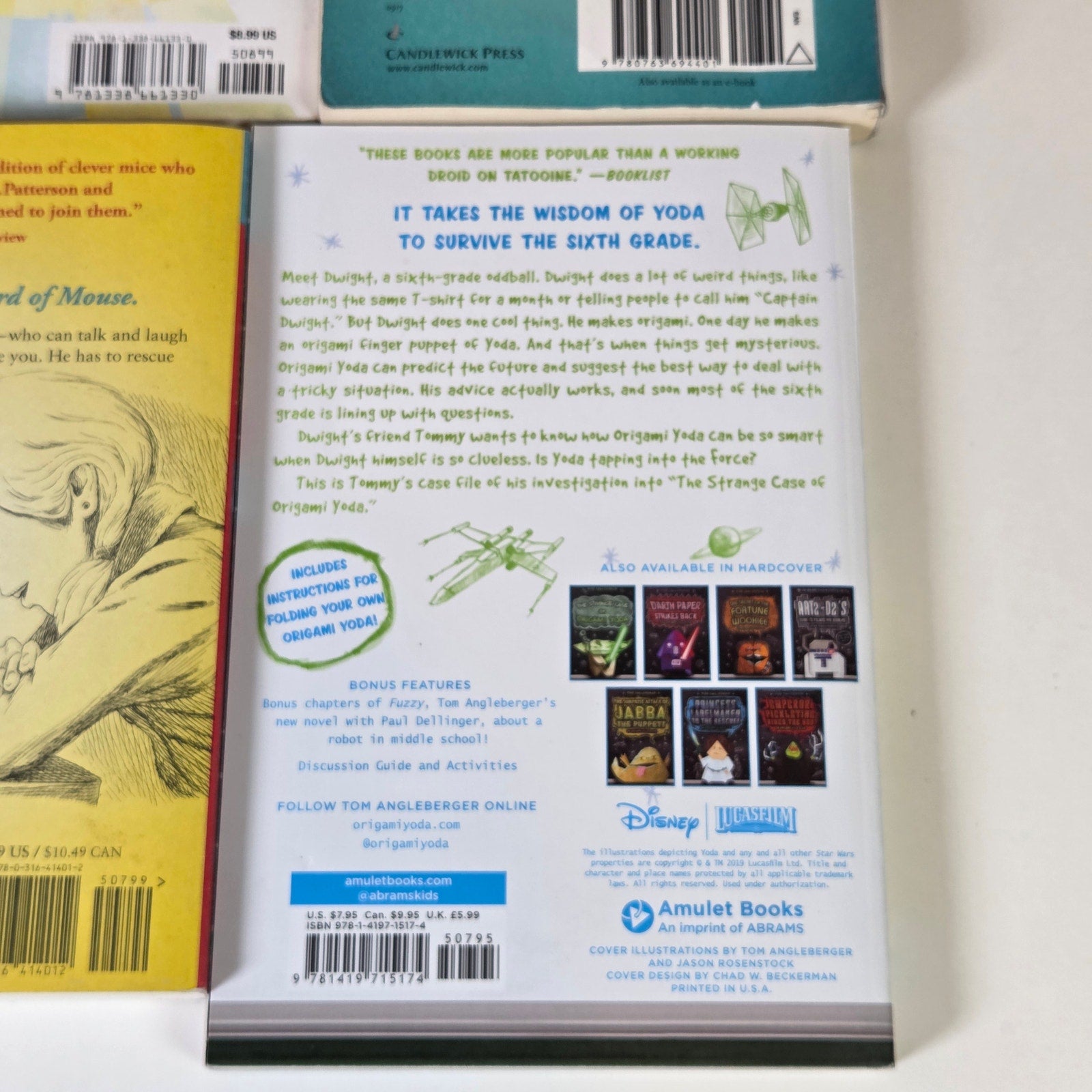 Pre-Teen Chapter Book Lot (8) Gordon Korman Patterson Green Star Wars