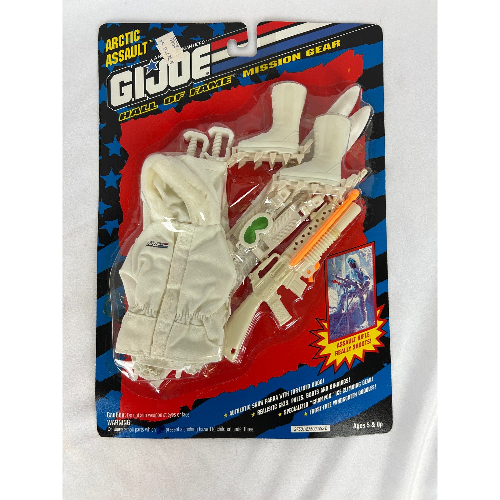 GI Joe Hall of Fame Arctic Assault Mission Gear Carded Accessory Pack
