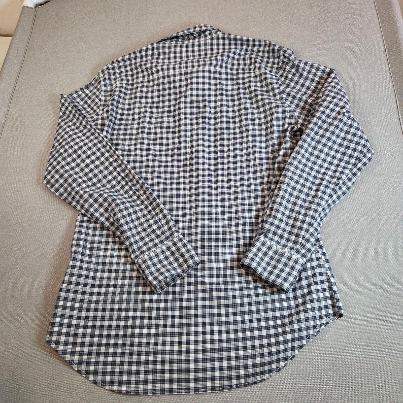 Bonobos Slim Fit Gingham Plaid Button Down Shirt Mens M Stretch Cotton