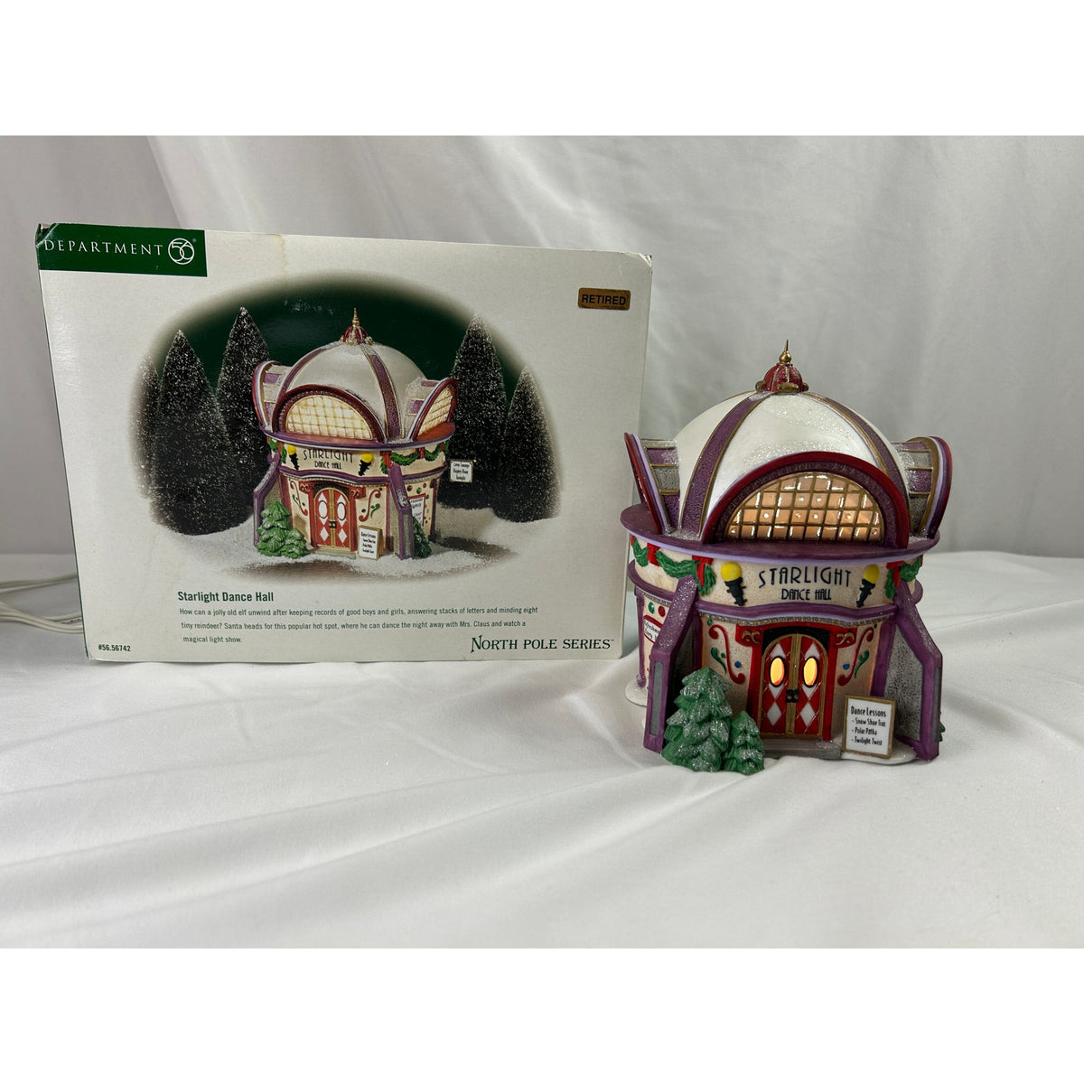 Dept 56 Starlight Dance Hall 56742 North Pole Limited Edition 12230/25000