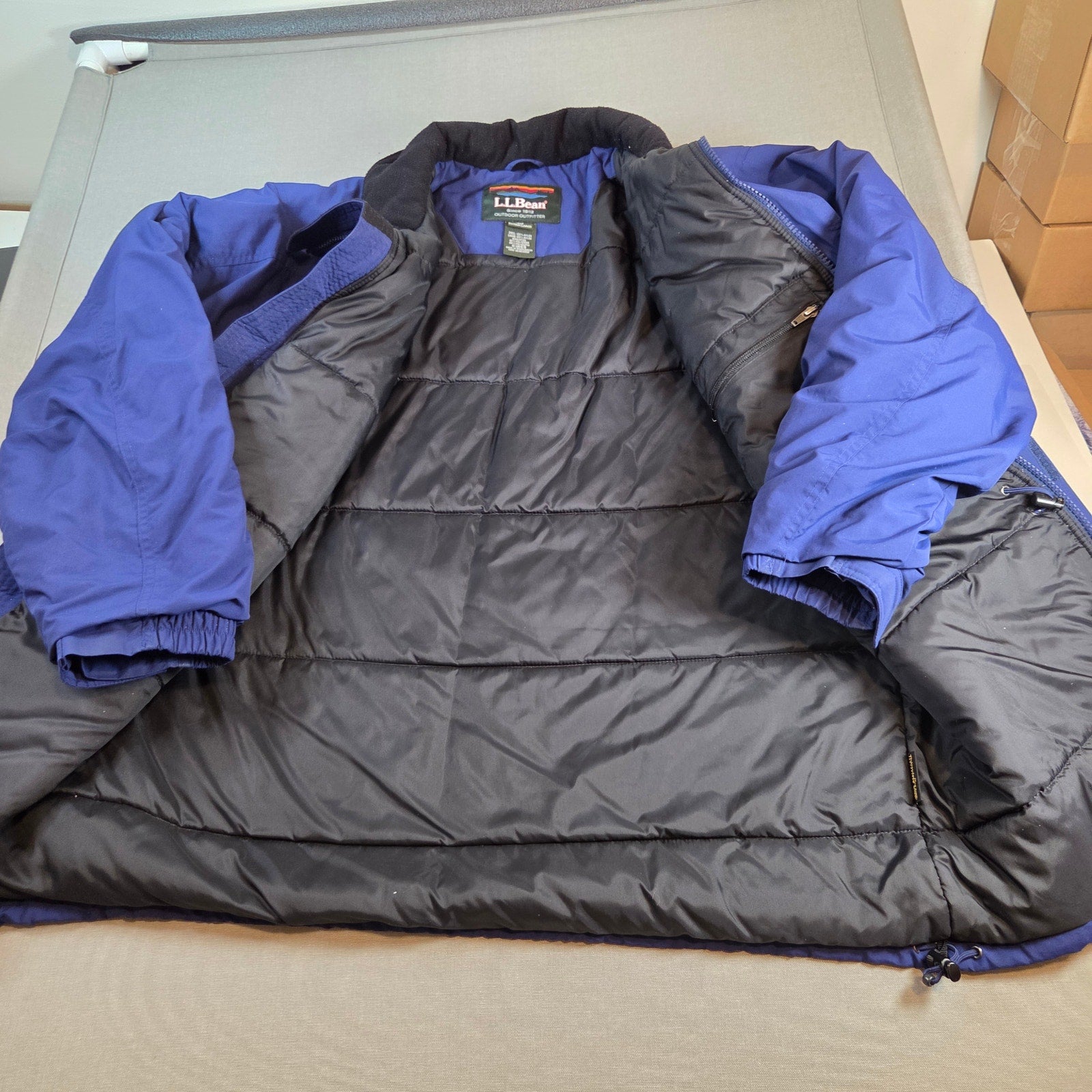 L.L.Bean Men’s XL Blue Thinsulate Ultra Insulated Winter Jacket Coat