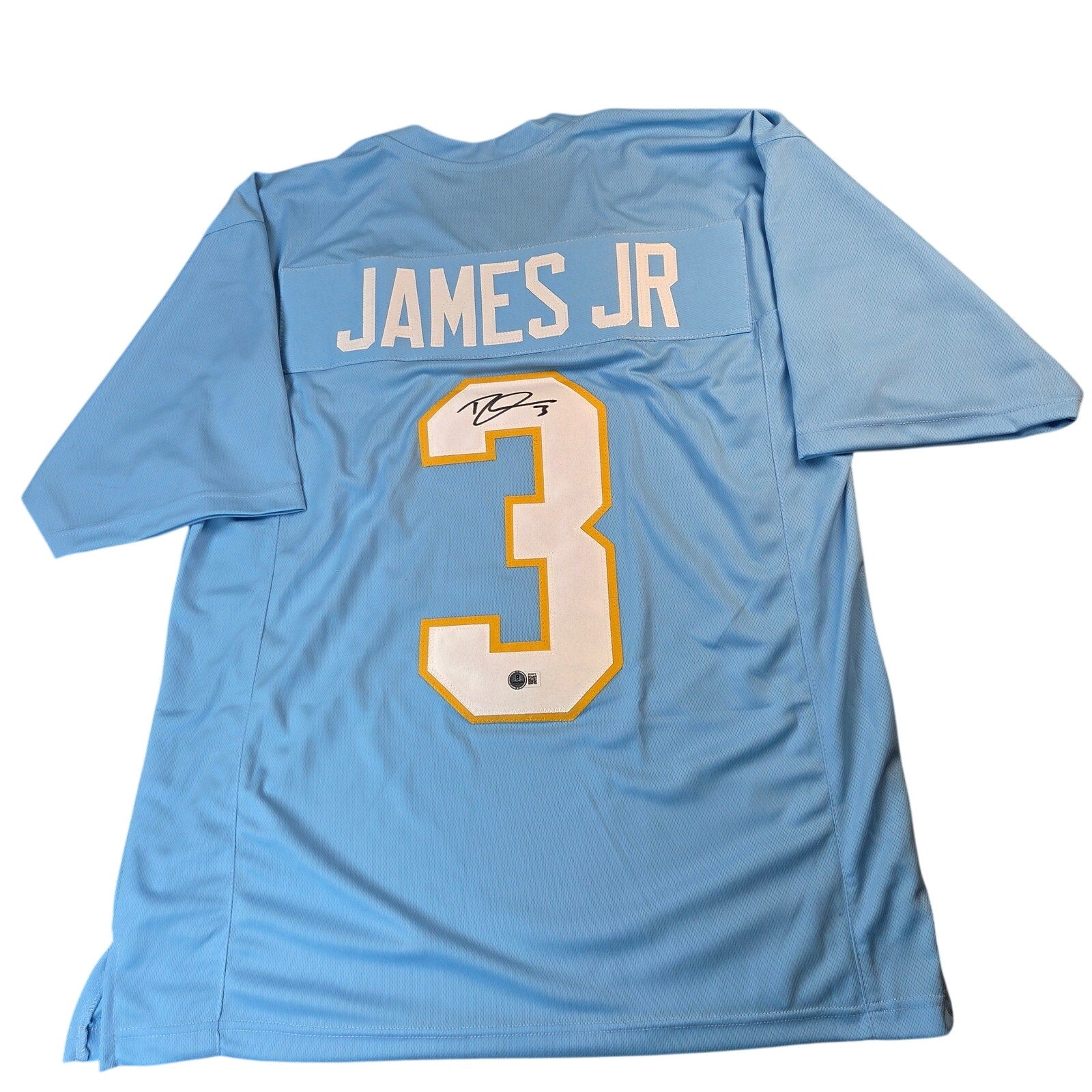Derwin James Jr Signed Los Angeles Chargers Custom Jersey XL BAS Certified