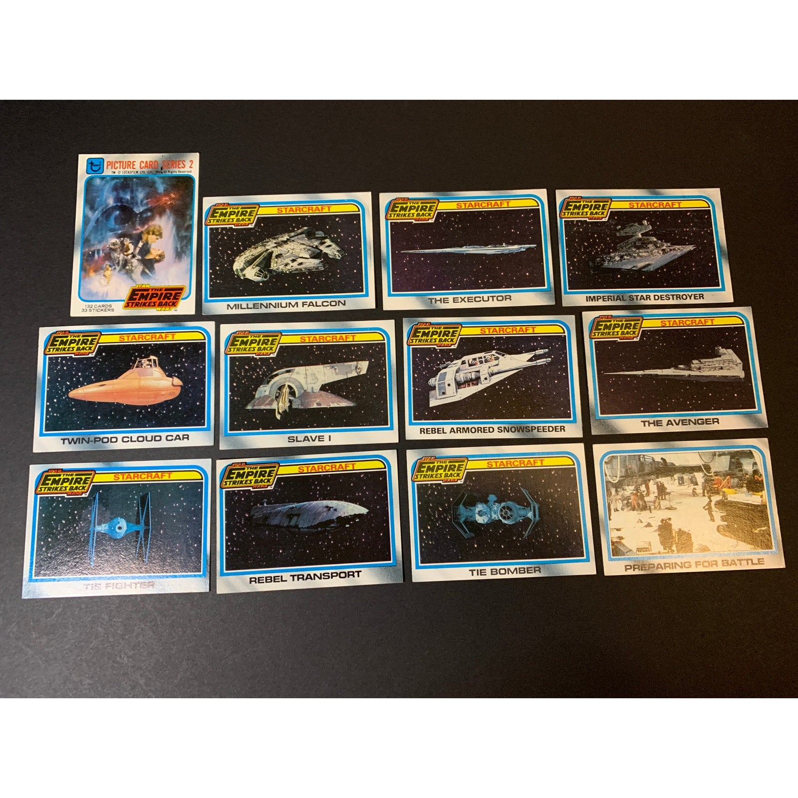 1980 Topps Empire Strikes Back Series 2 Complete Card Set