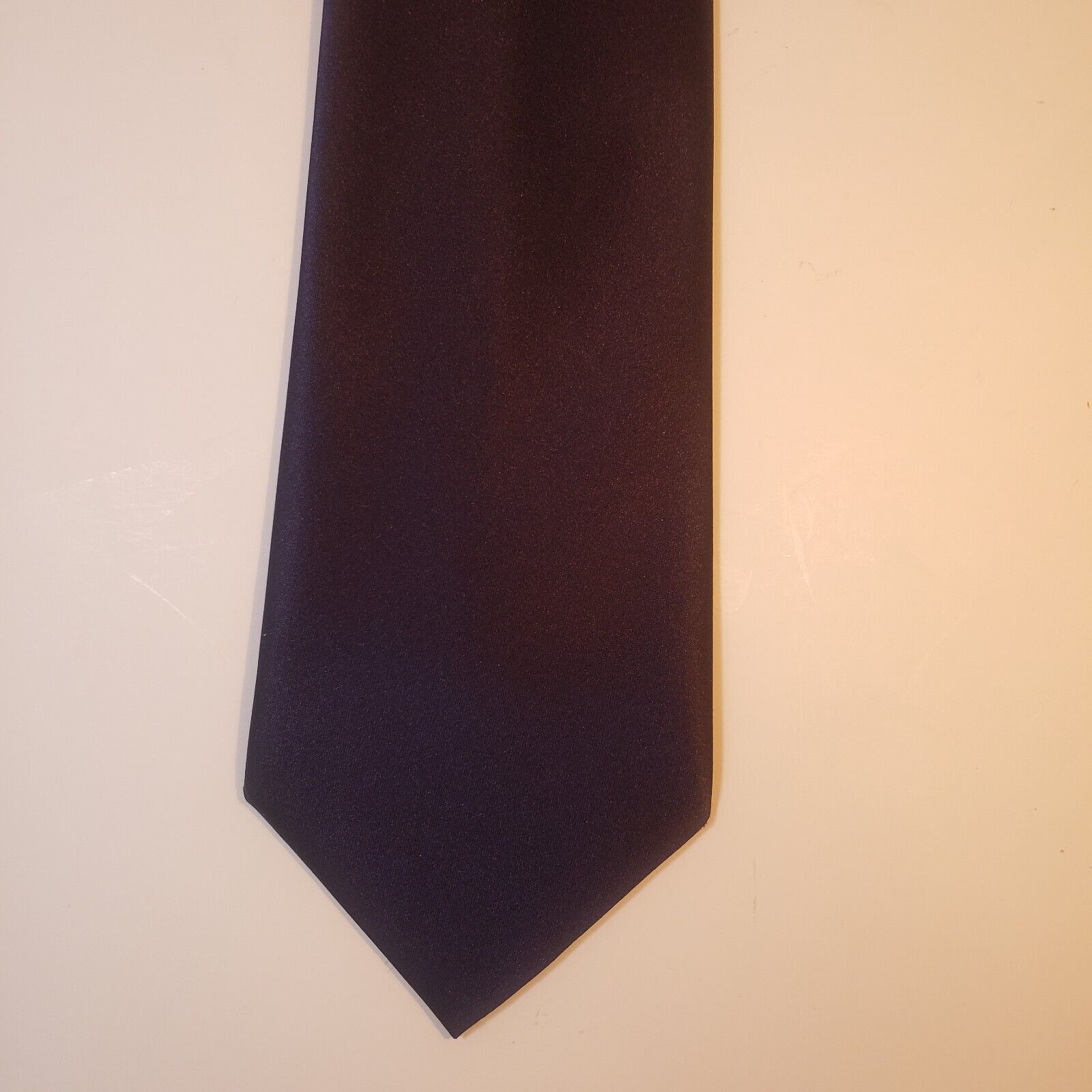 Green Original Solid Navy Blue Tie Made in Korea