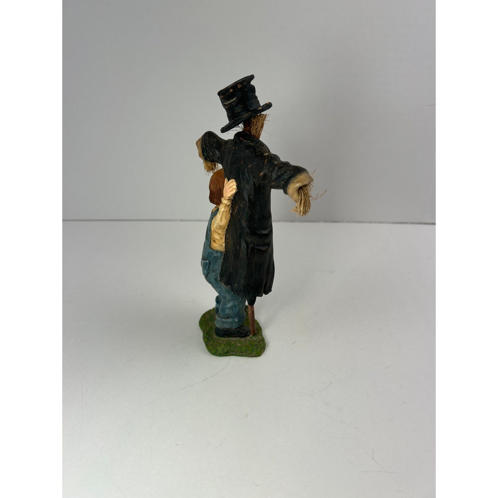 Bethany Lowe Halloween “Girl with Scarecrow” Resin Figure, Retired