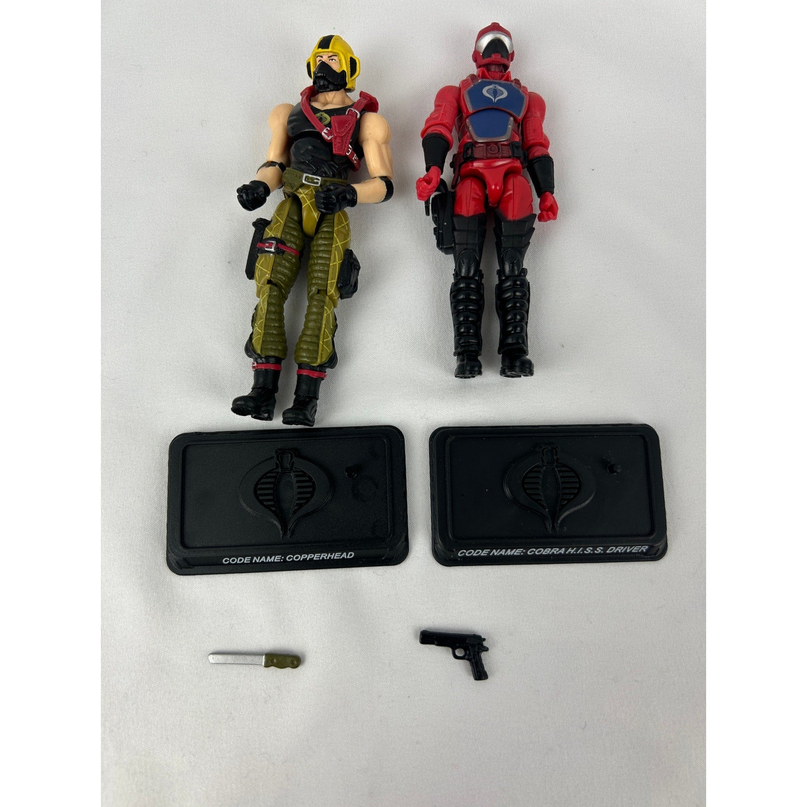 Lot of 5 G.I. Joe Cobra Figures 25th Anniversary Firefly B.A.T. HISS Copperhead