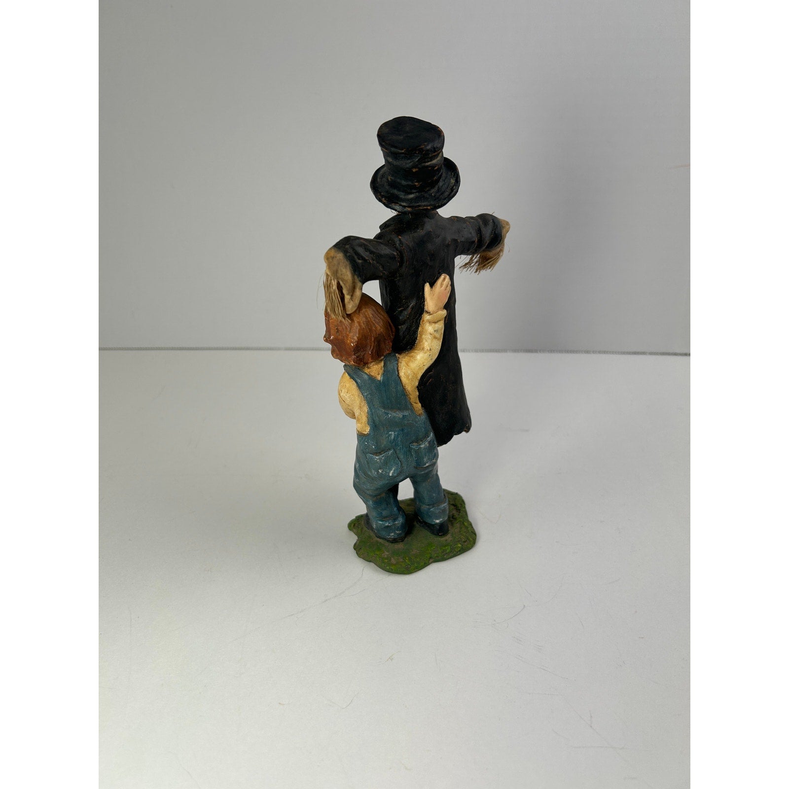 Bethany Lowe Halloween “Girl with Scarecrow” Resin Figure, Retired