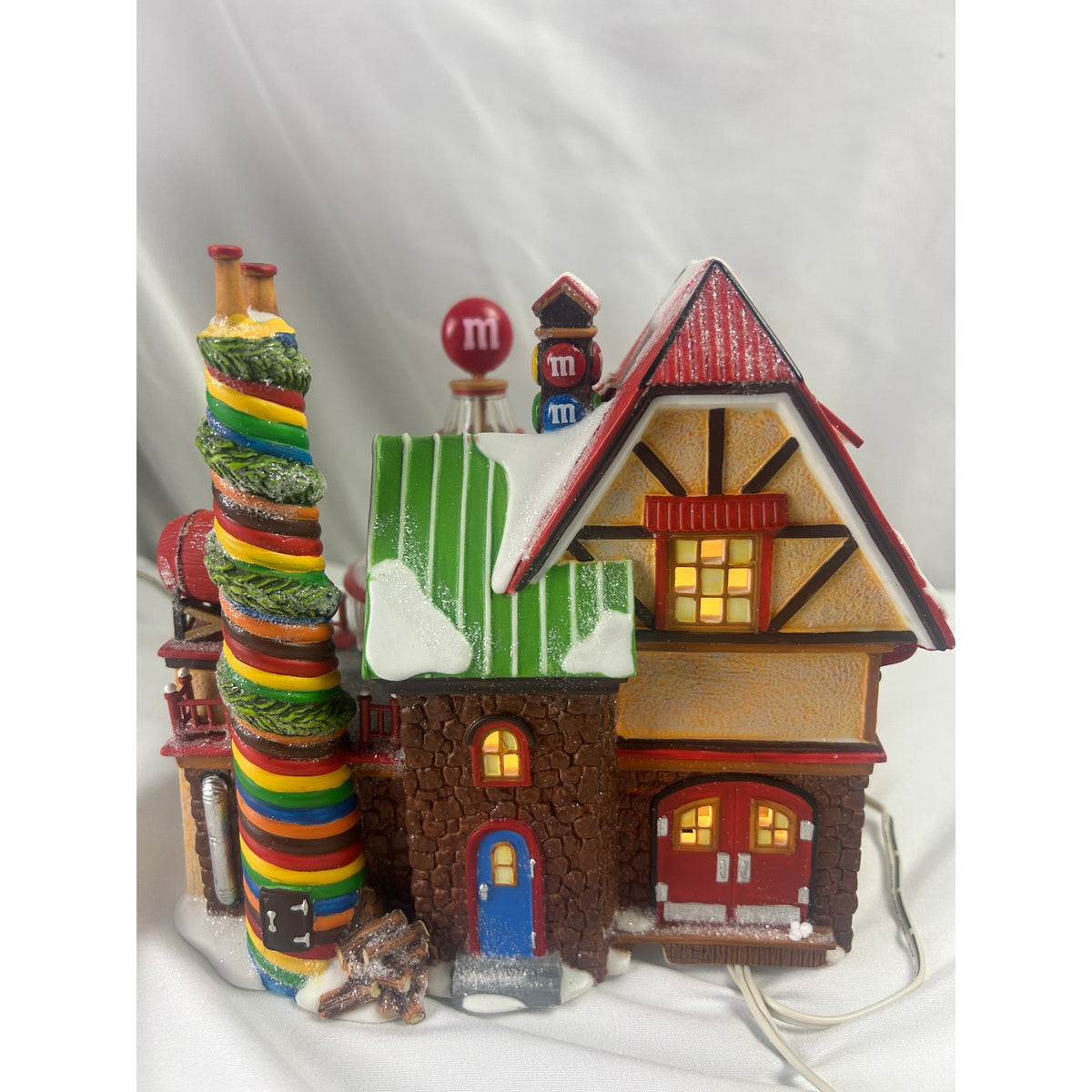 Department 56 M&M's Candy Factory 56773 North Pole 2004 Animated AS IS