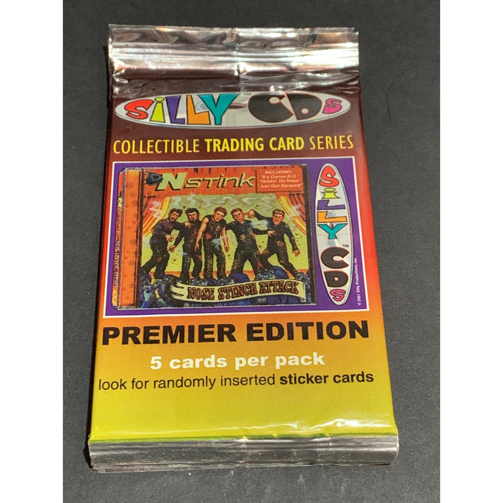 2001 Silly Productions Silly CD’s Sealed Trading Card Pack Novelty