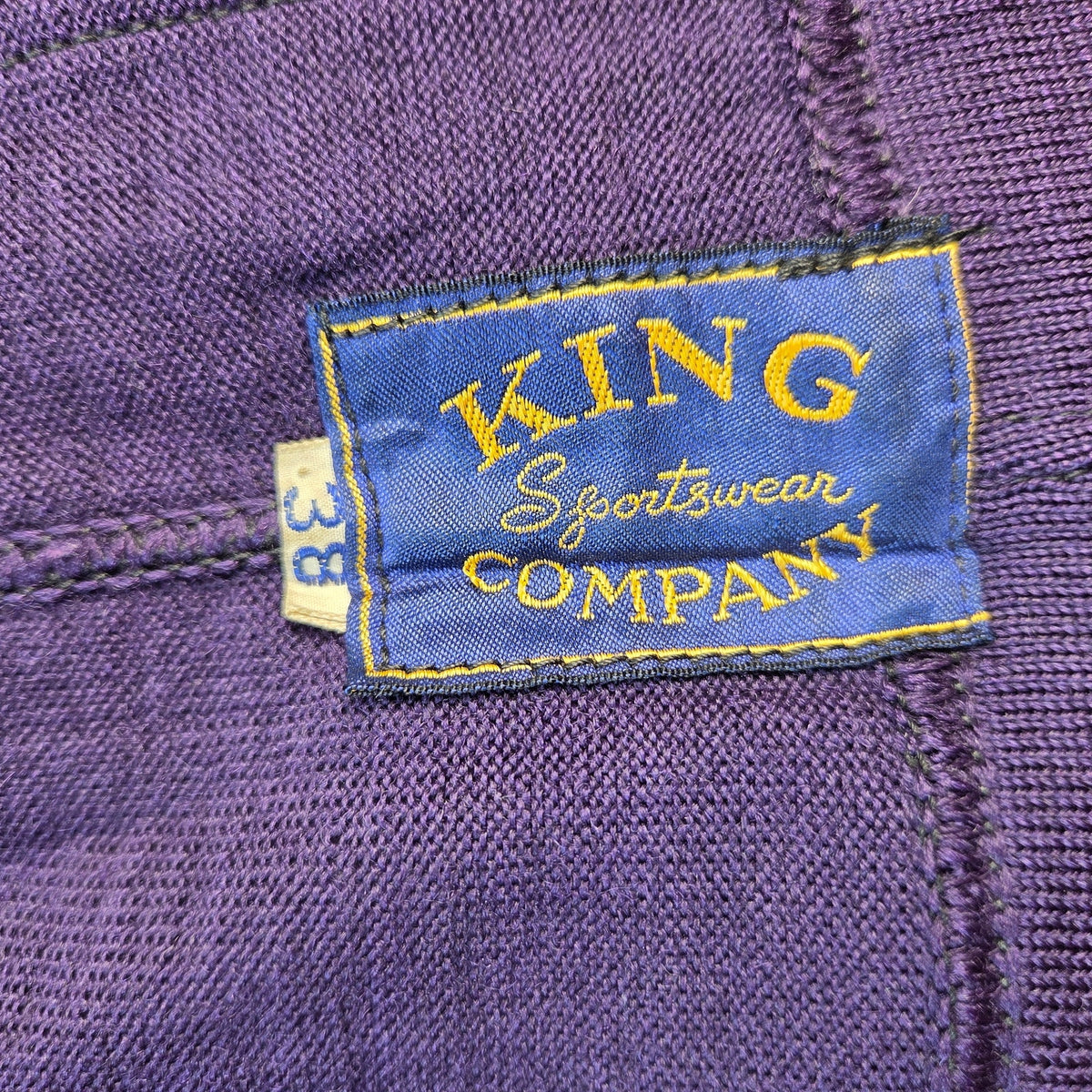 1940s King Sportswear Merrill High School Varsity Letter Sweater Size 38