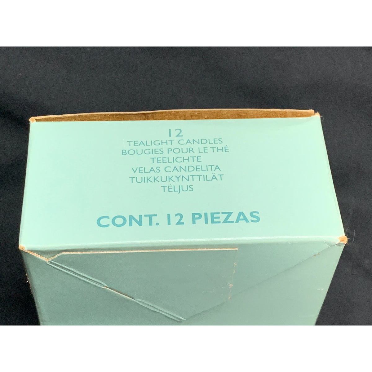 PartyLite Almond Biscotti Tealight Candles V04164 Full Box 12 Retired Scent