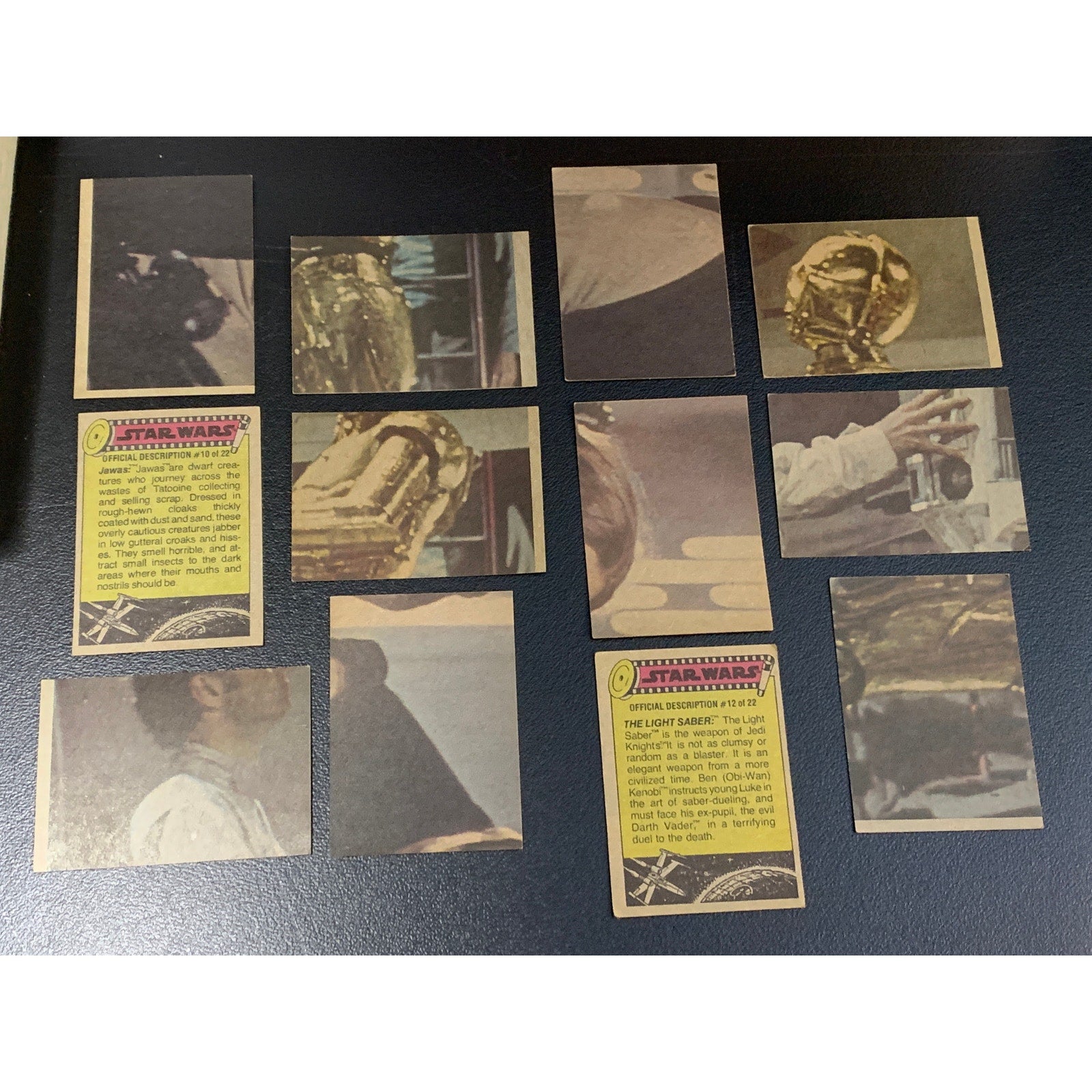 1977 Topps Star Wars Series 3 Yellow Border Complete 66 Card Set With Stickers