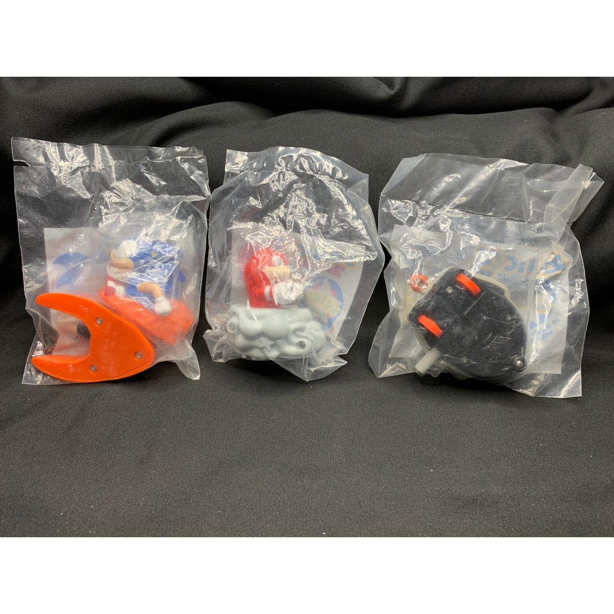 1993 McDonalds Sonic the Hedgehog 3 Happy Meal Toys Sealed Lot of 3