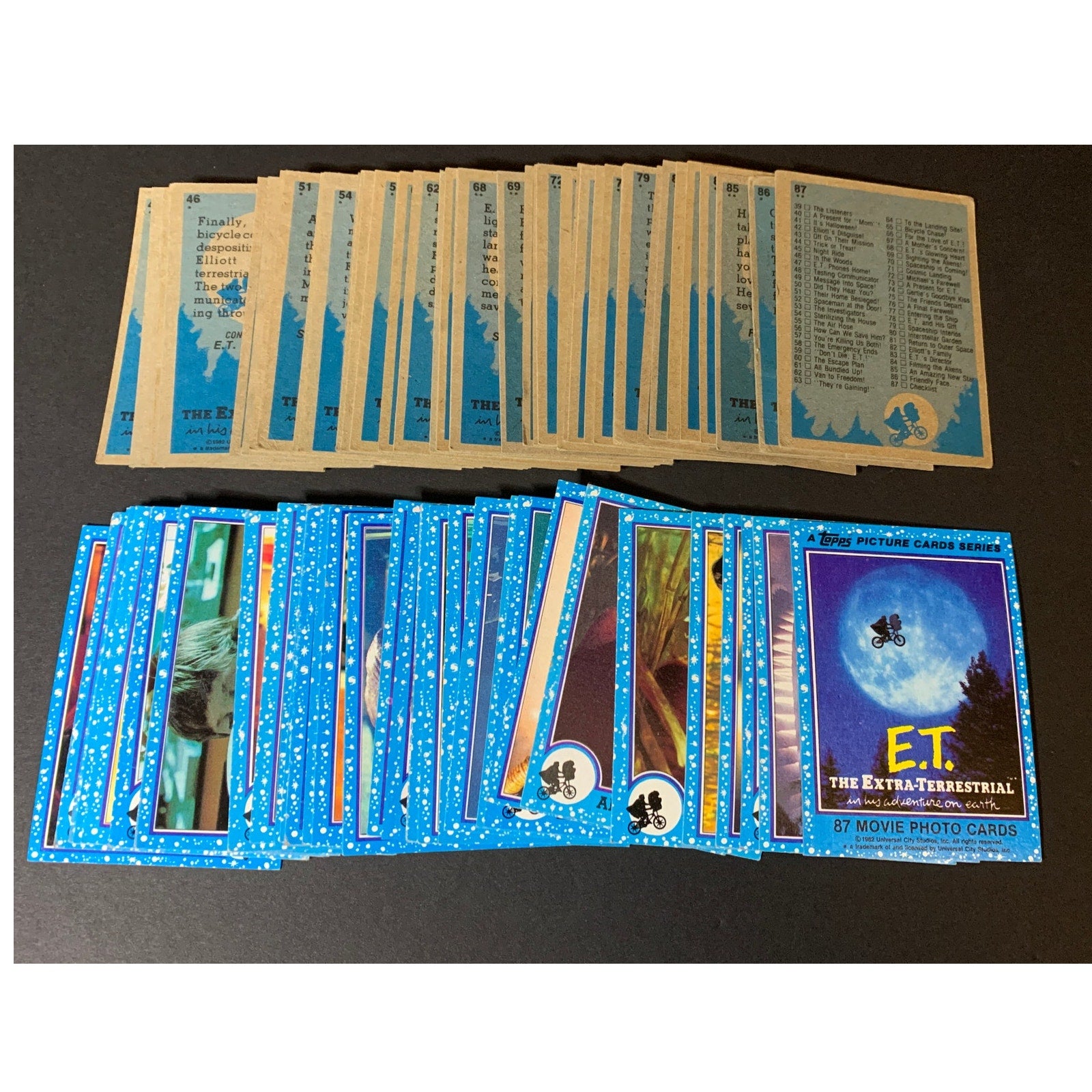1982 Topps ET The Extra Terrestrial Trading Card Set No Stickers