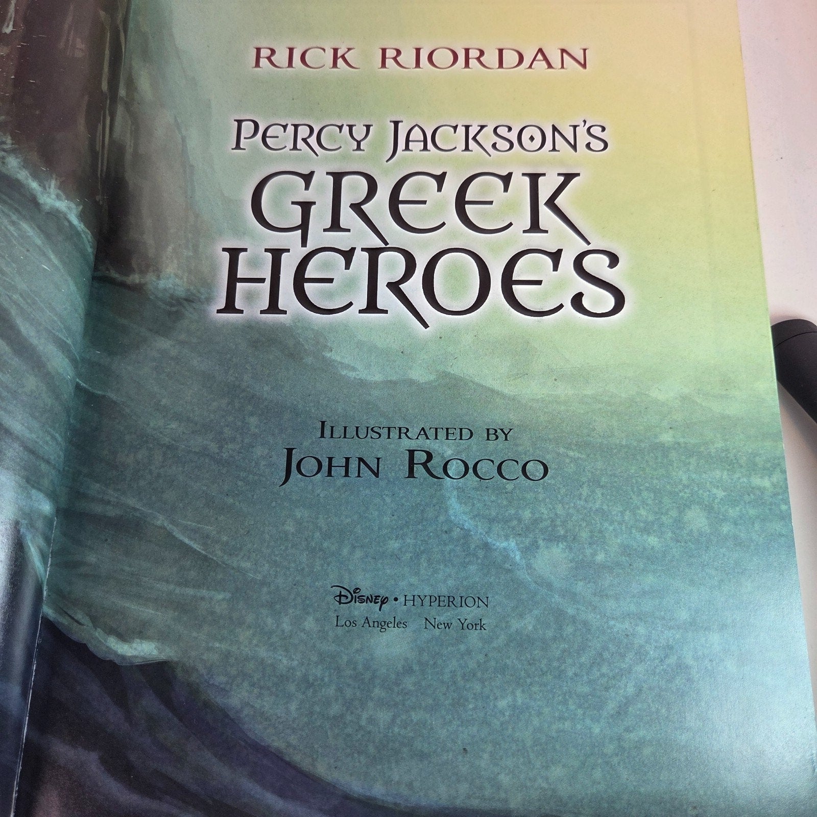 First Edition 2015 Percy Jackson's Greek Heroes Hardcover Book