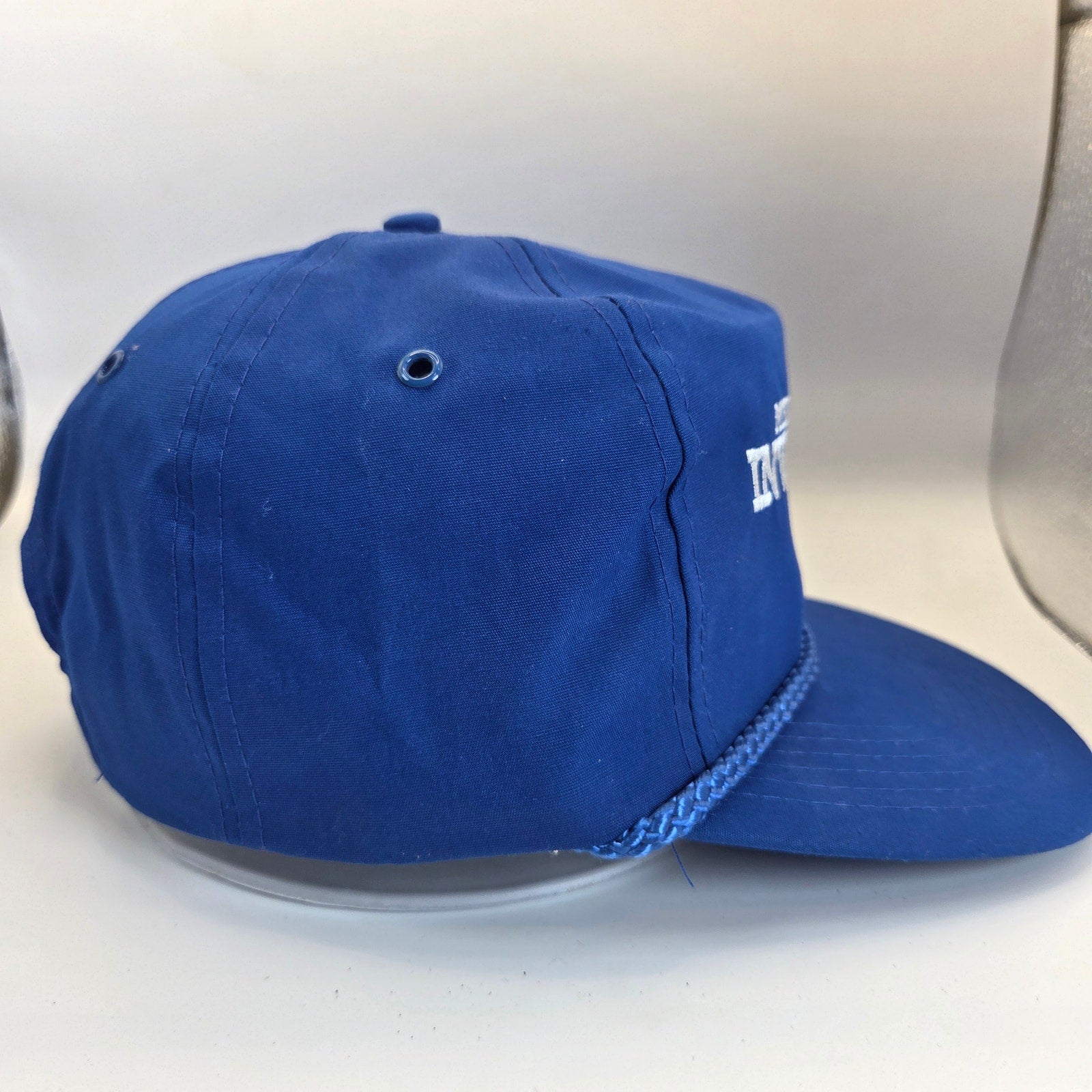 Vintage Mike Saxon's Inver Grove Ford Rope Snapback Hat OSFA Dealership Cap