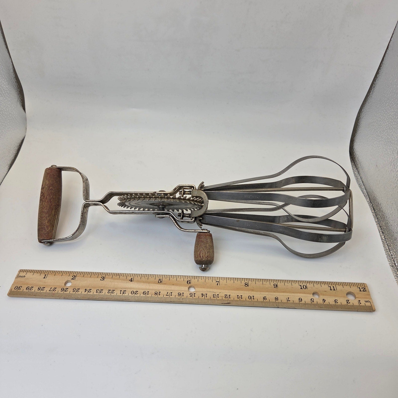 Favorite Aurelius Egg Beater Braham Minn Hand Crank Antique Mixer