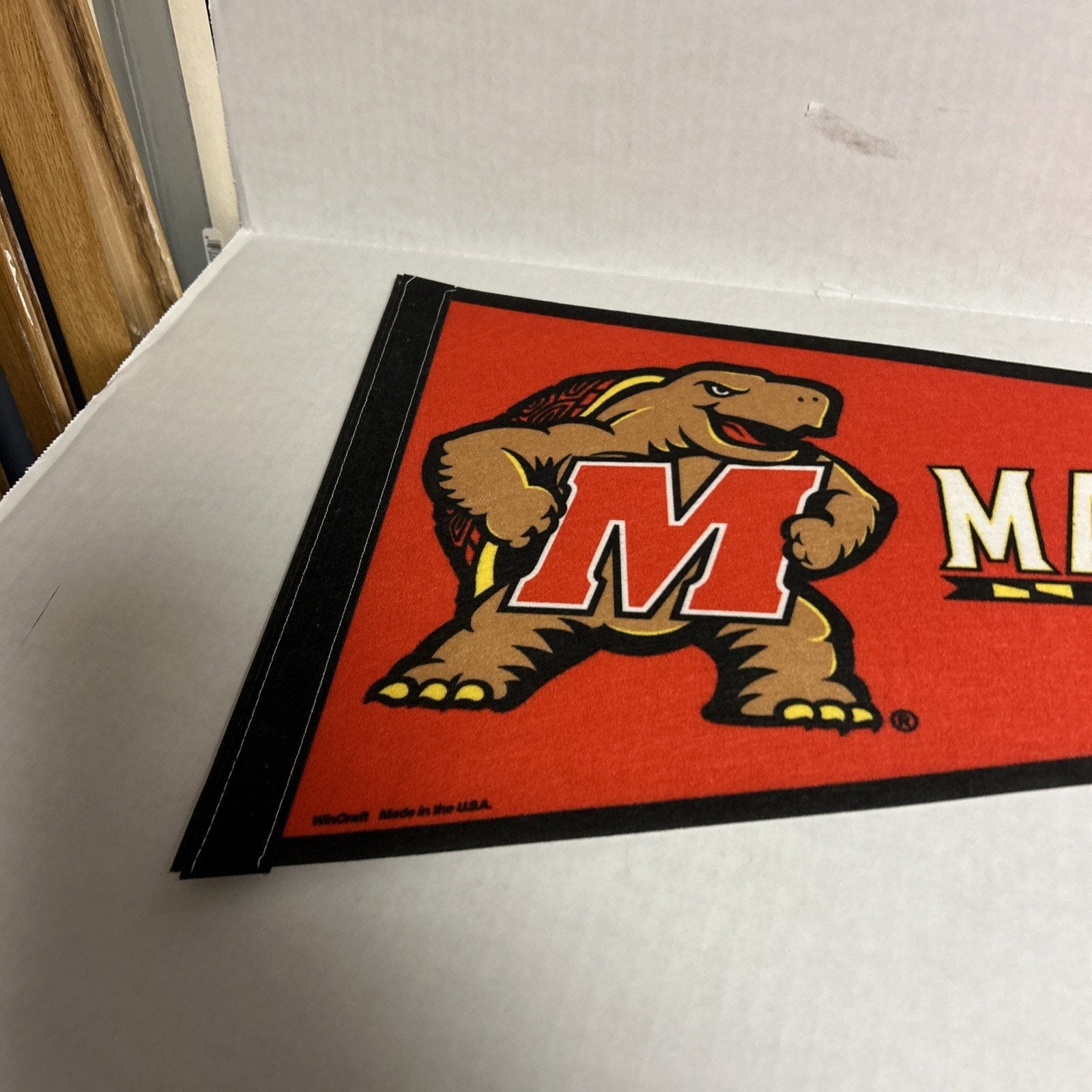 The Maryland University Terrapins 12" X 30" Wincraft Felt Pennant