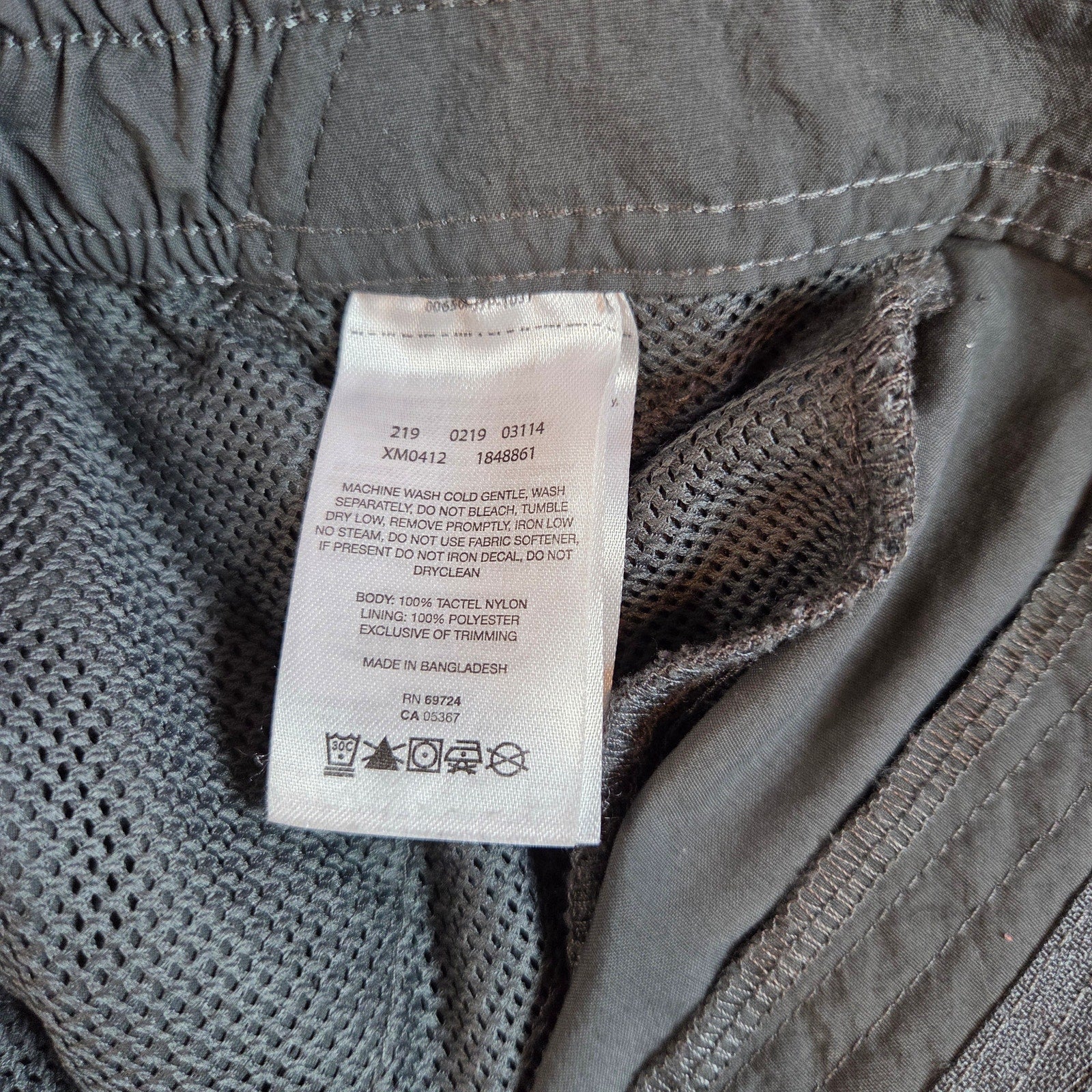 Columbia Omni-Shade Tactel Nylon Hiking Pants Men’s 36x30 Gray UPF Outdoor