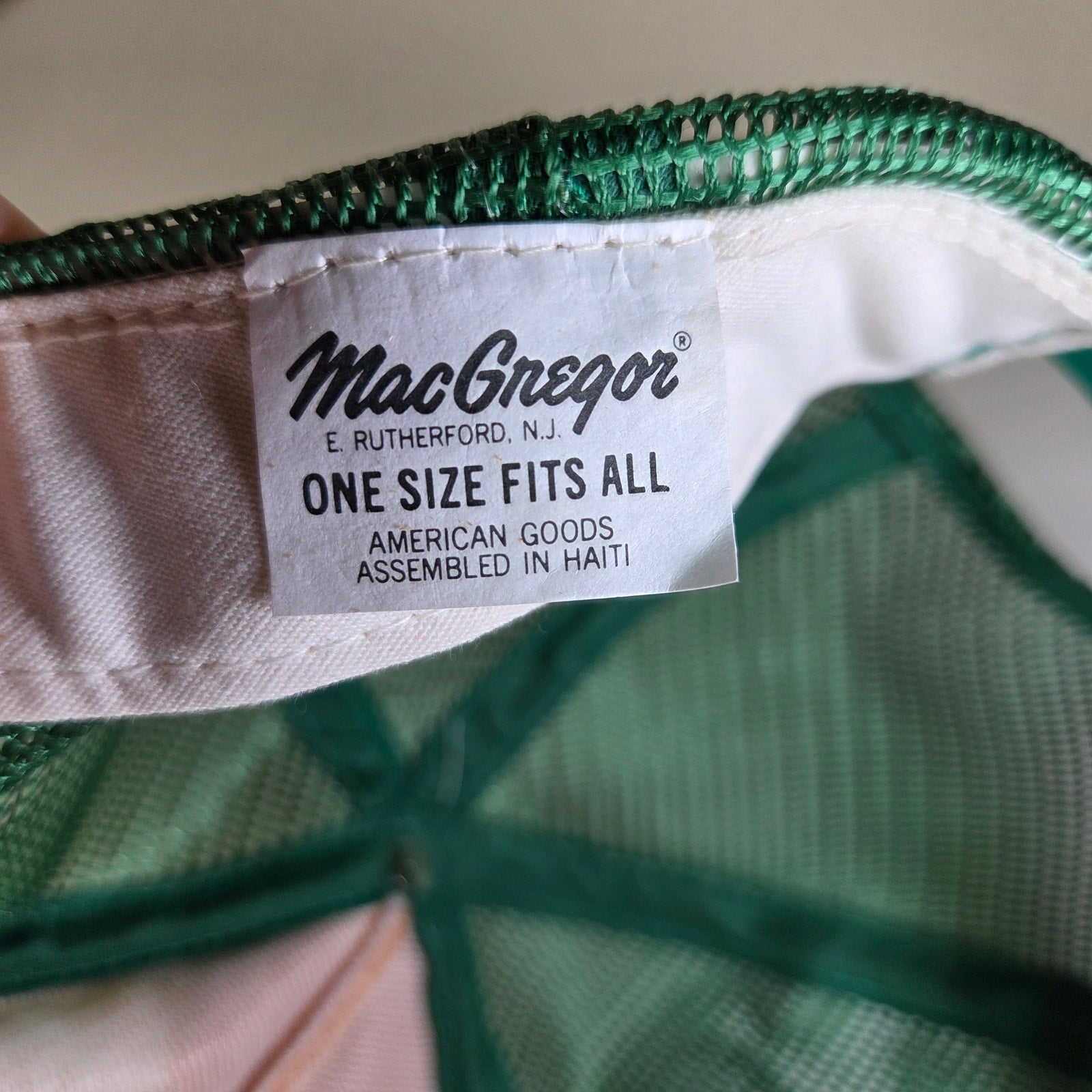 Vintage MacGregor Trucker Hat The Cricket Rock Creek MN Snapback Cap