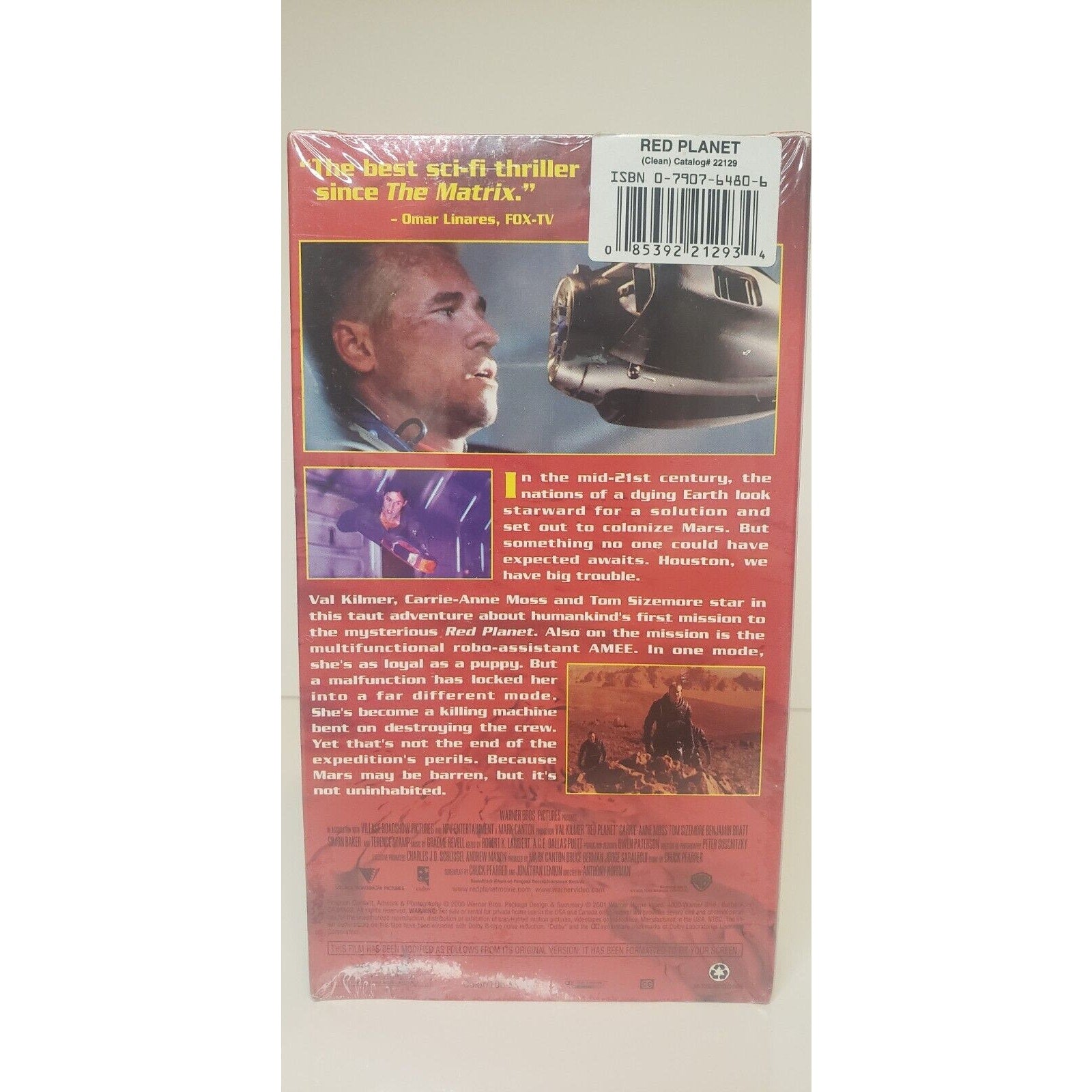 Red Planet VHS New Sealed 2001 Val Kilmer
