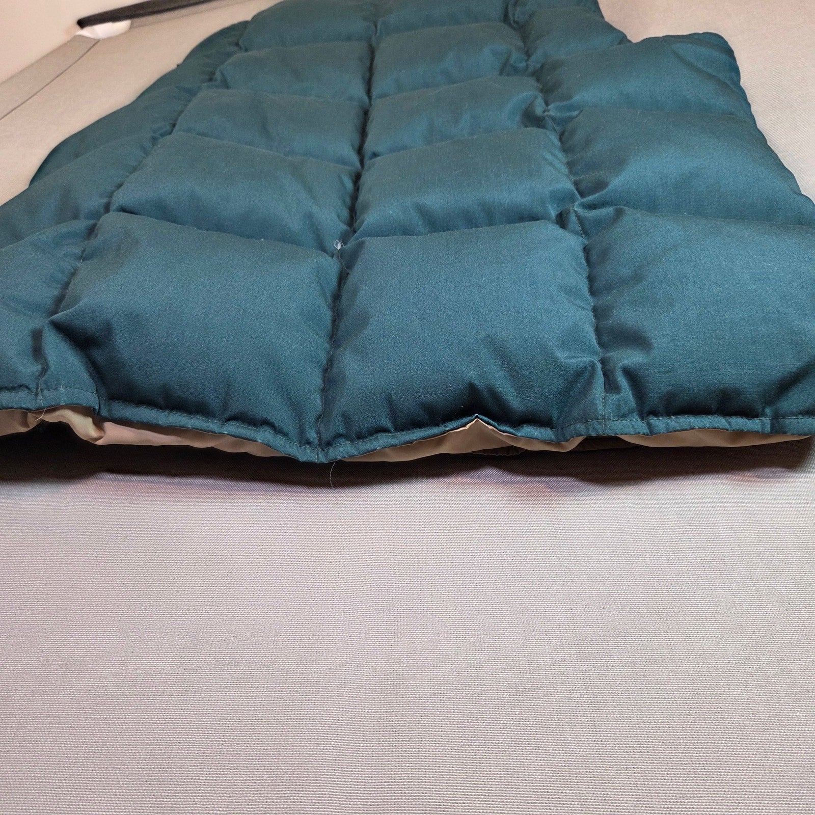 Vintage Eddie Bauer Goose Down Vest XL Made in USA Green Expedition 70s 80s