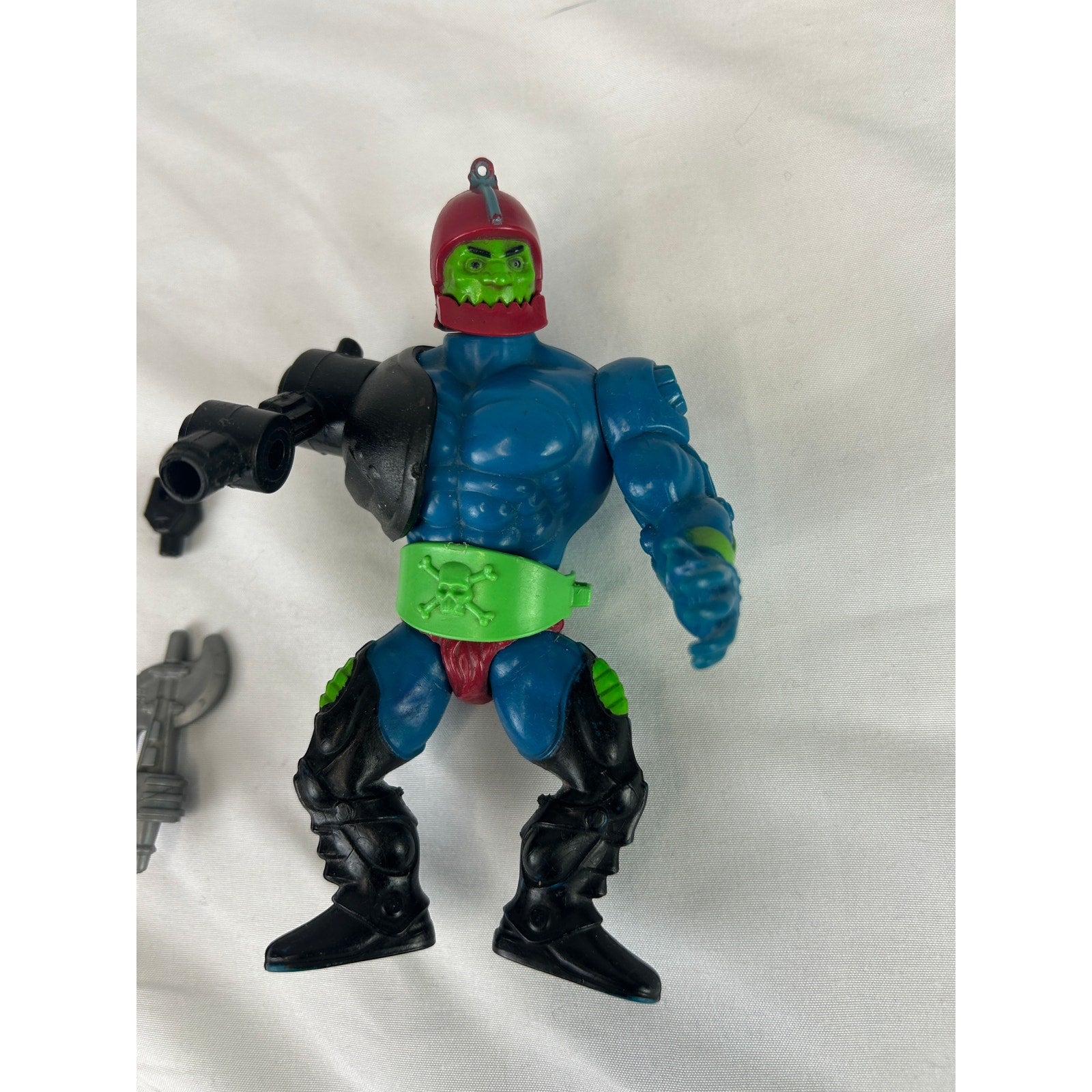 Masters Of The Universe Trap Jaw Figure With 3 Accessories Mattel 1983 Complete