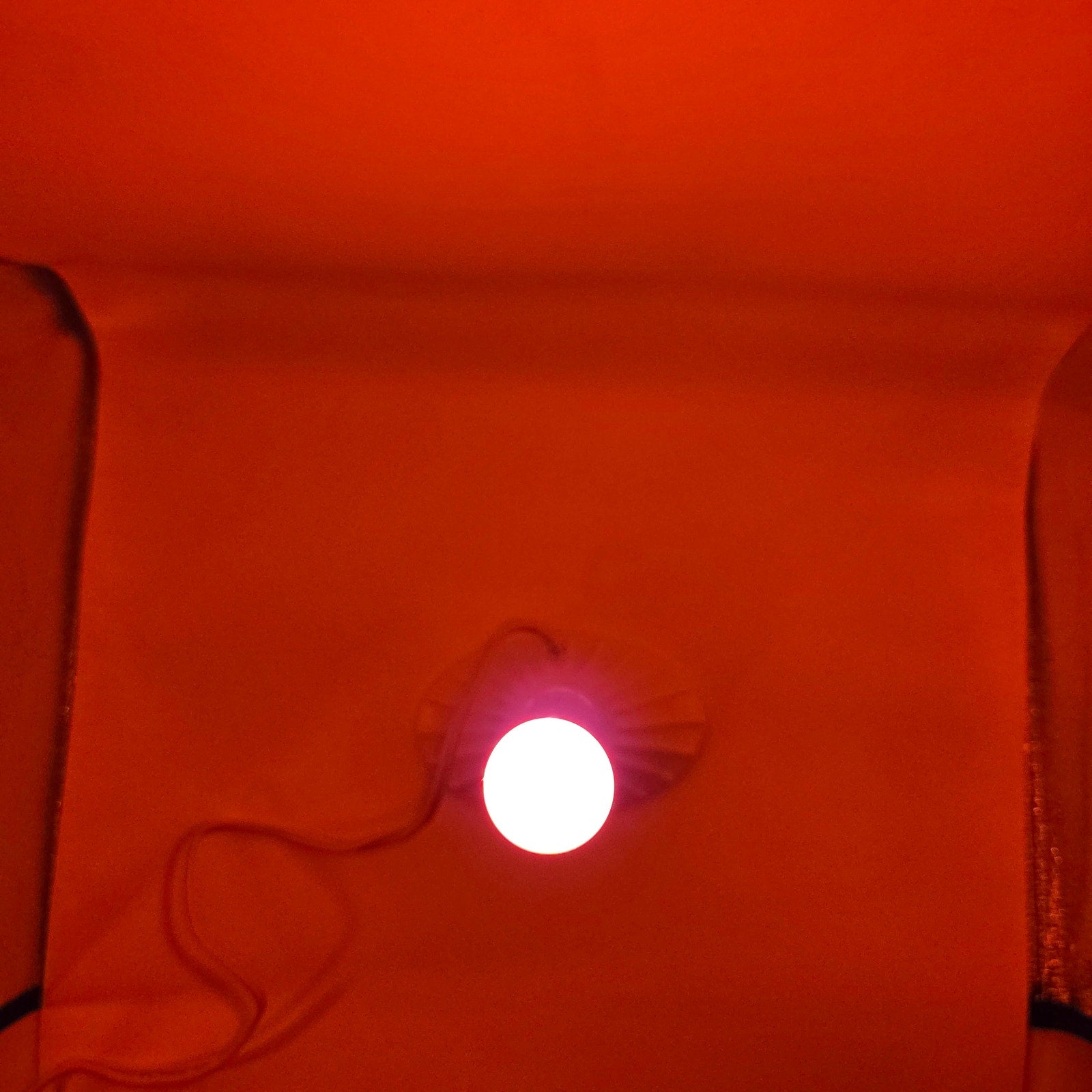 NOMA Vintage Christmas Candles Set of 3 Orange Bulbs 10.5" Electric