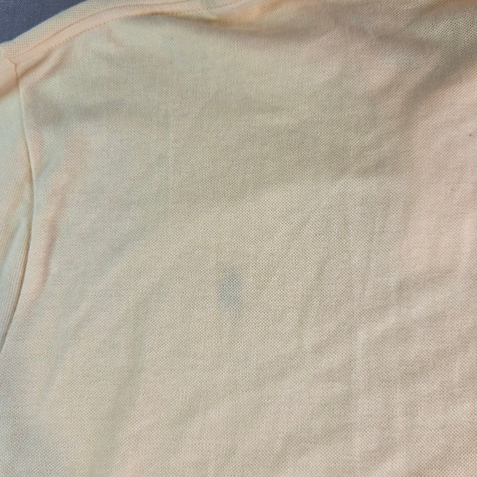 Ralph Lauren Polo Shirt L Yellow Cotton Short Sleeve Classic Pony Logo