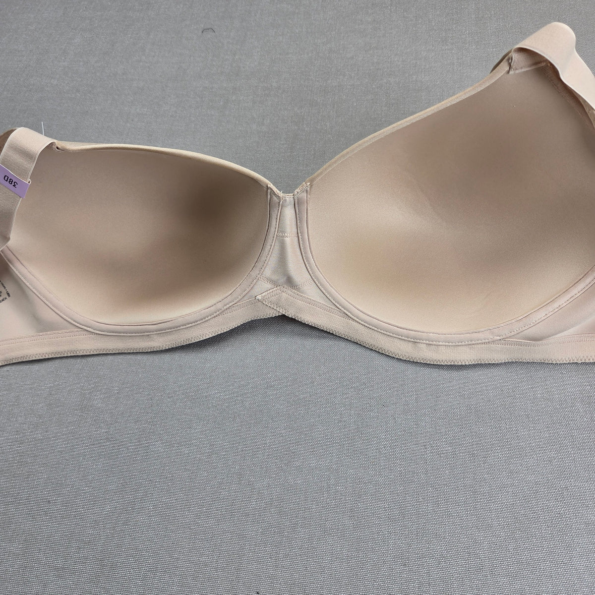 Vanity Fair Beauty Back Bra 38D Damask Neutral Wireless Full Coverage 71267 NWT