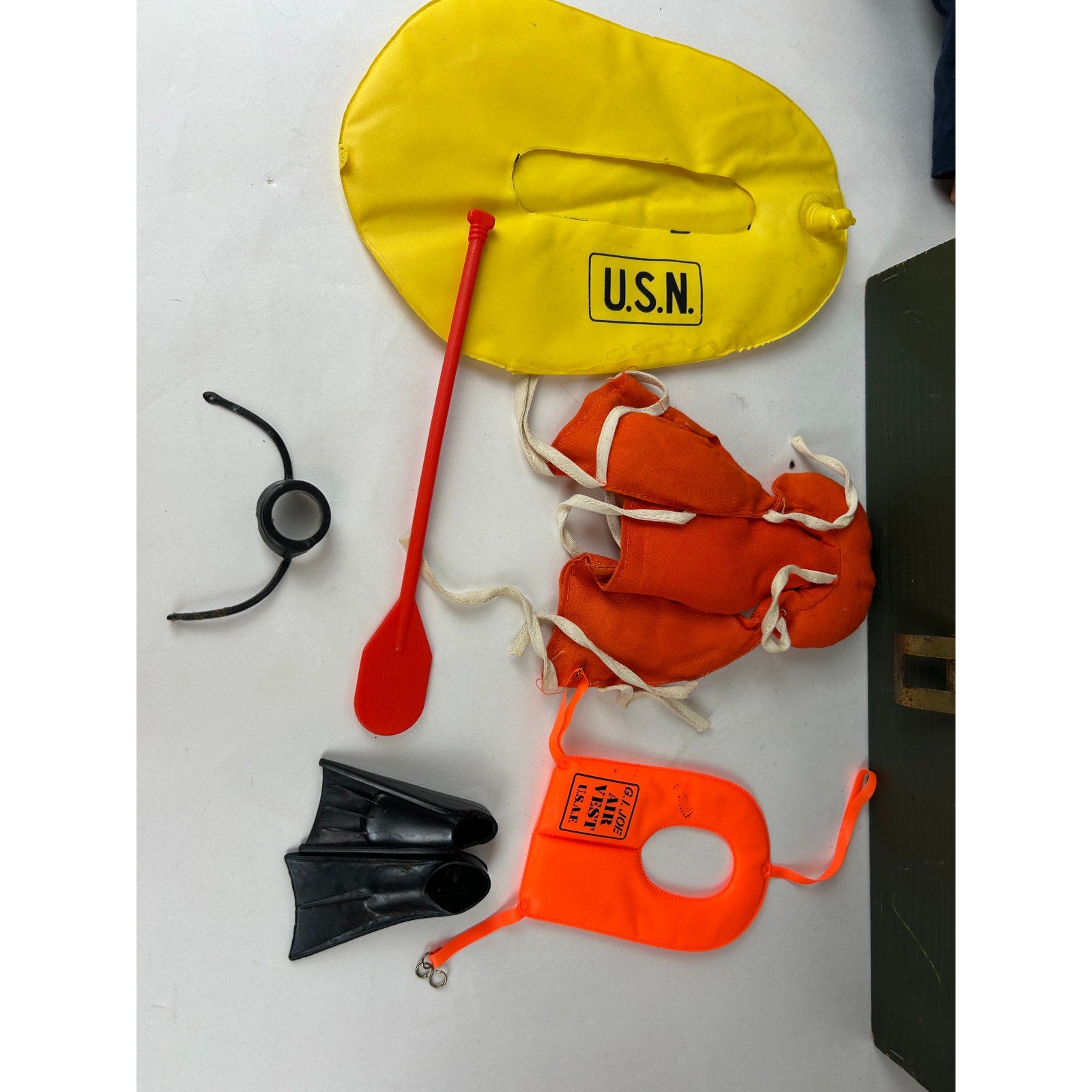 1964 GI Joe Shore Patrol Set with Footlocker Navy Gear 1960s Action Sailor