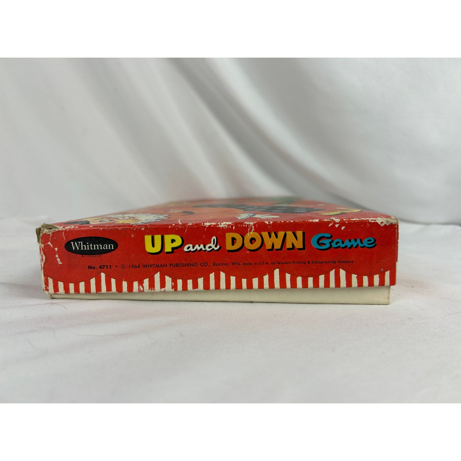 Vintage 1964 Whitman Up and Down Clown Board Game Complete w Box