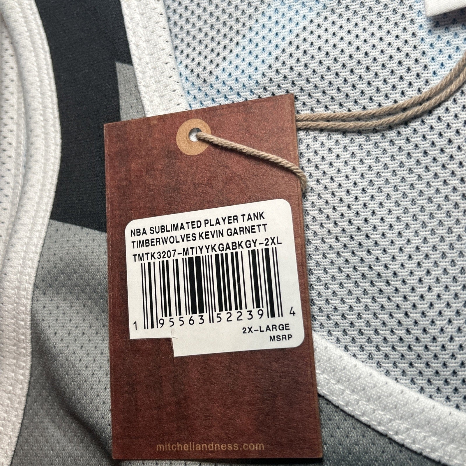 Kevin Garnett Timberwolves Mitchell & Ness NBA Sublimated Player Tank Size 2XL