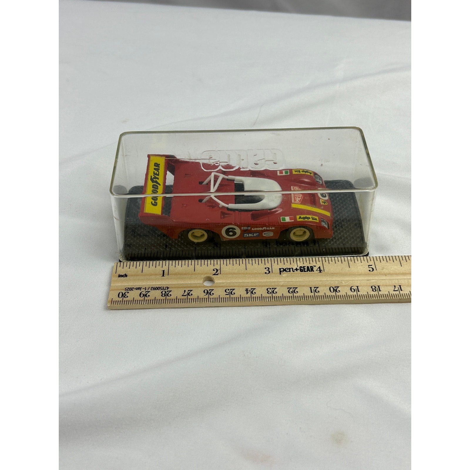 Galgo Ferrari 312 PB No 6 1:43 Model Car Argentina w Case Vintage