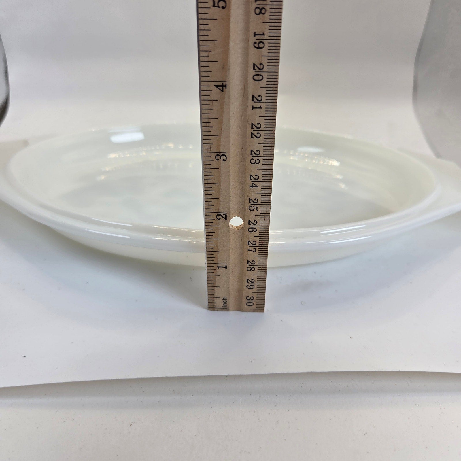 Pyrex 945-C Verde Olive Branch Replacement Lid Divided Casserole Cover USA