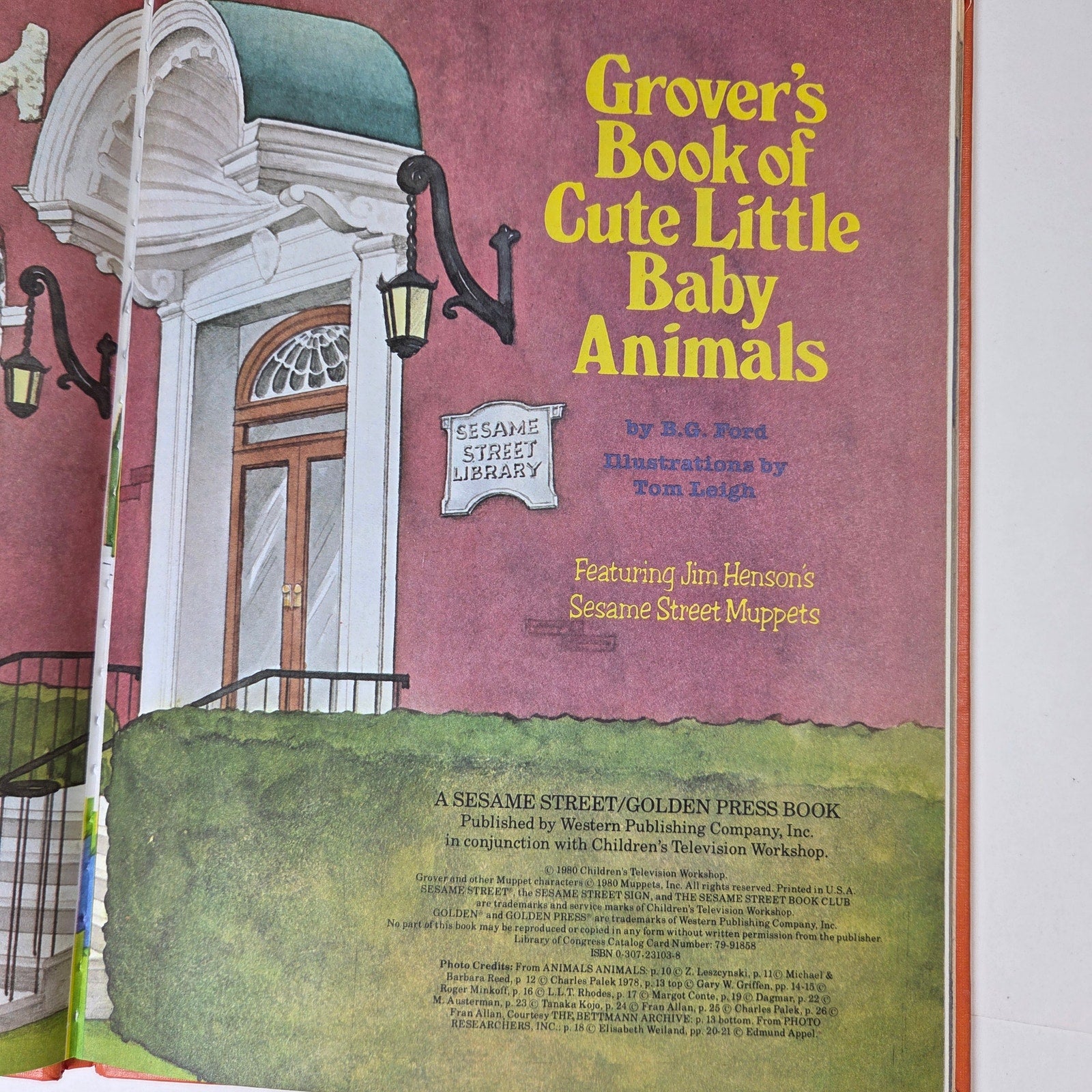 Sesame Street Book Club Grover Hardcover Book Lot 5 Vintage 1980s CTW