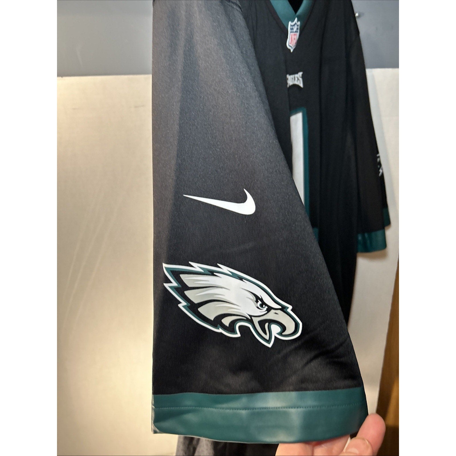 Nike On Field Jalen Hurts Eagles Black Jersey 3XL Vapor Limited 2002 NWT