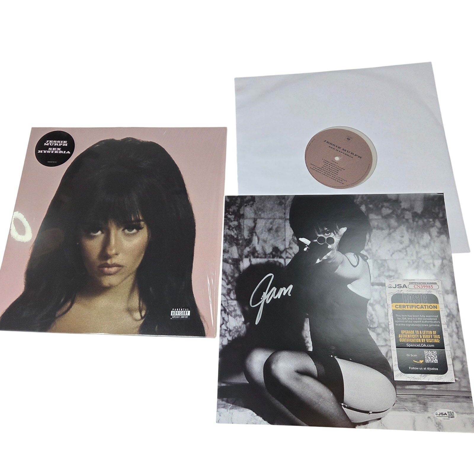 Jessie Murph Sex Hysteria Signed Vinyl LP Album JSA COA Autographed Insert