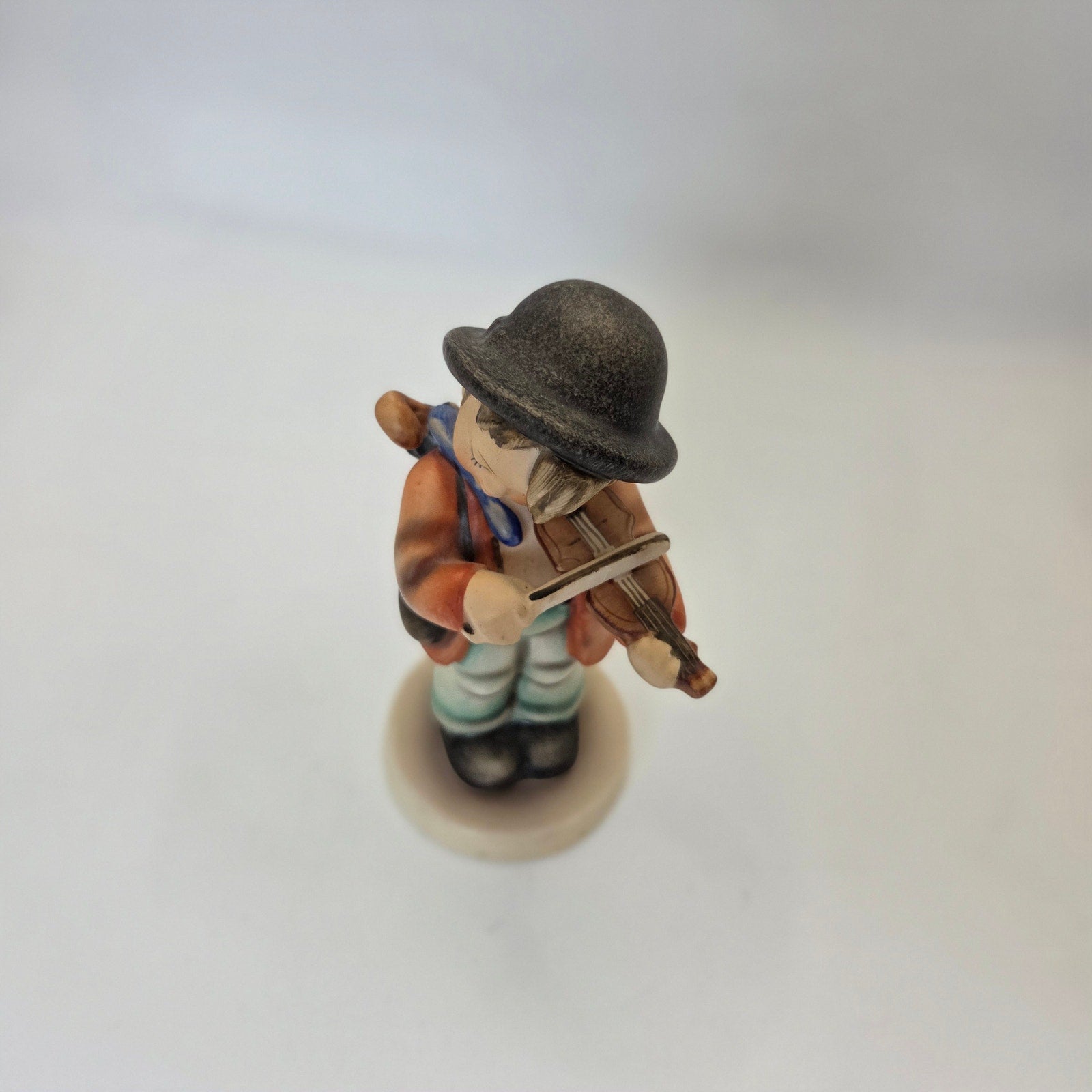 Goebel Hummel Little Fiddler Violin Boy Figurine W Germany Bee V 5in Vintage