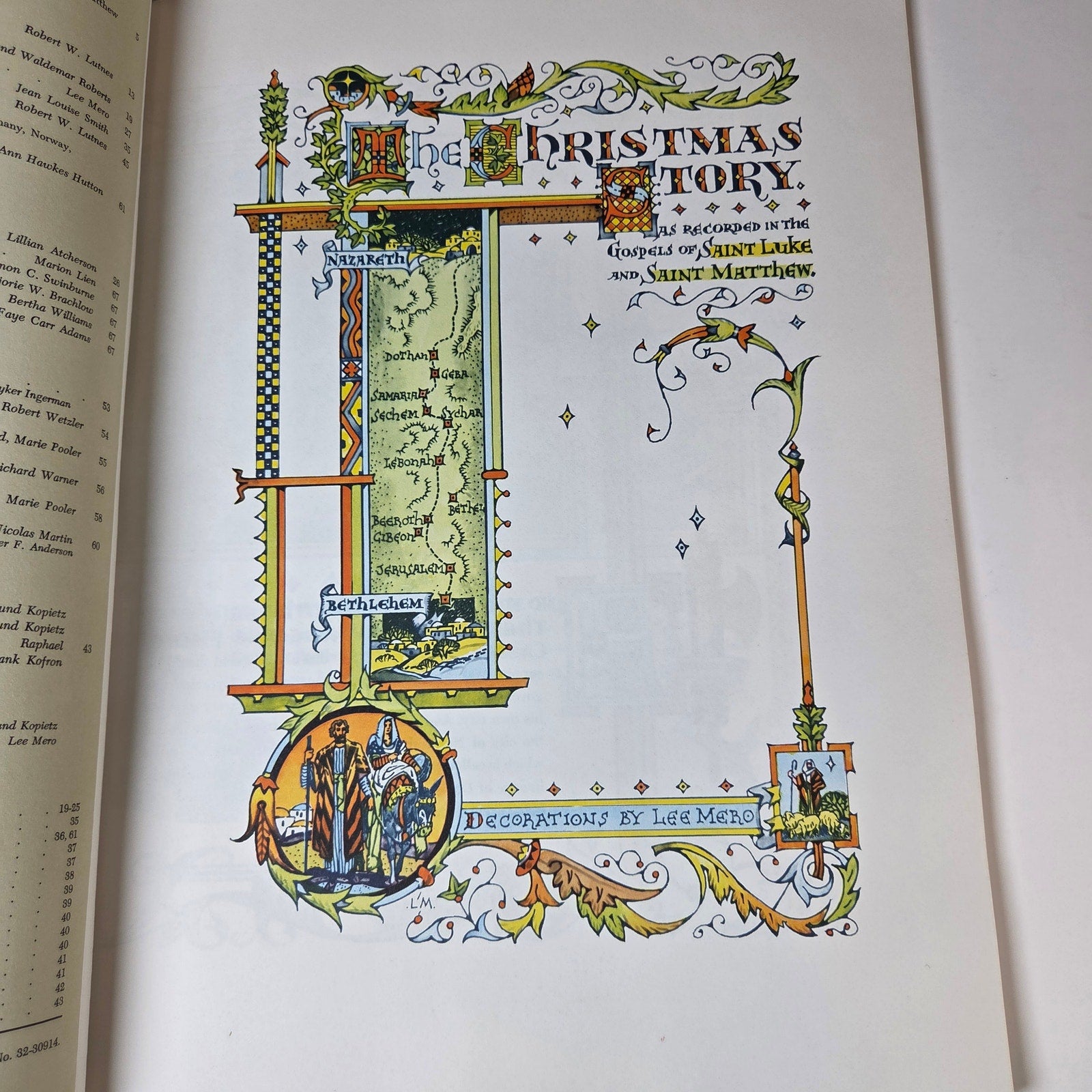 Christmas Annual 1960 Augsburg Publishing Art Literature Nativity Holiday Book
