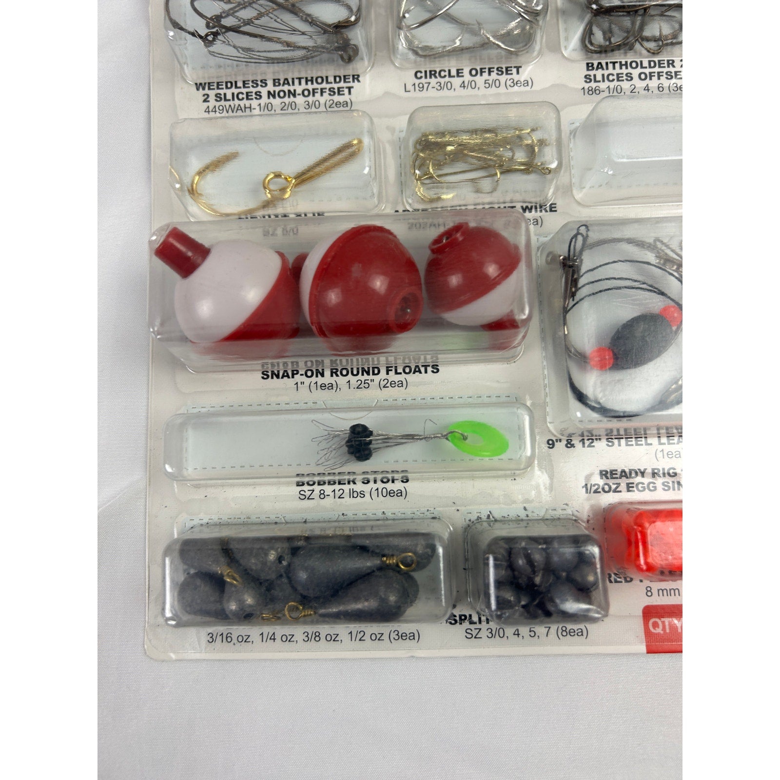 Eagle Claw 207 Piece Ultimate Terminal Tackle Kit Fishing Hooks Sinkers