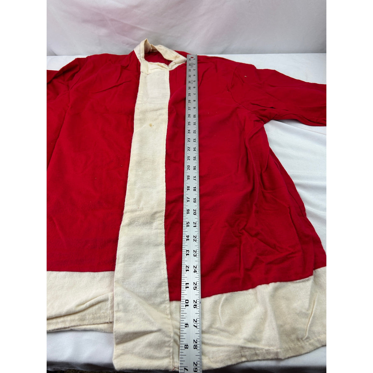 Vintage 1950s Santa Claus Suit Costume Medium 38-40 Mask Beard Box Complete