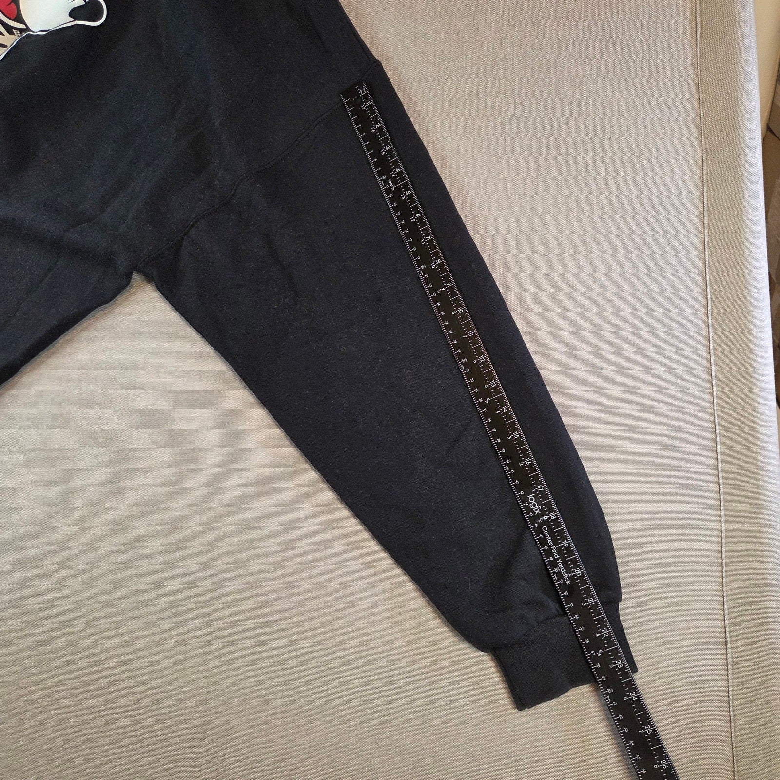 Disney Mickey Mouse Skeleton Sweatshirt XXL Spooky Graphic Crewneck Black