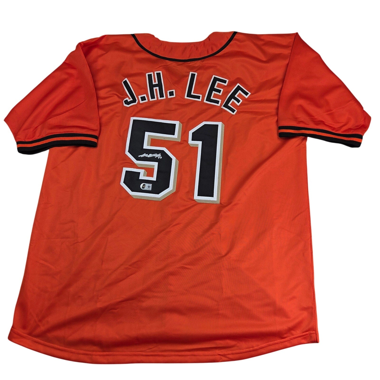 Jung Hoo Lee Signed Custom San Francisco Giants Jersey BAS Witness English Auto
