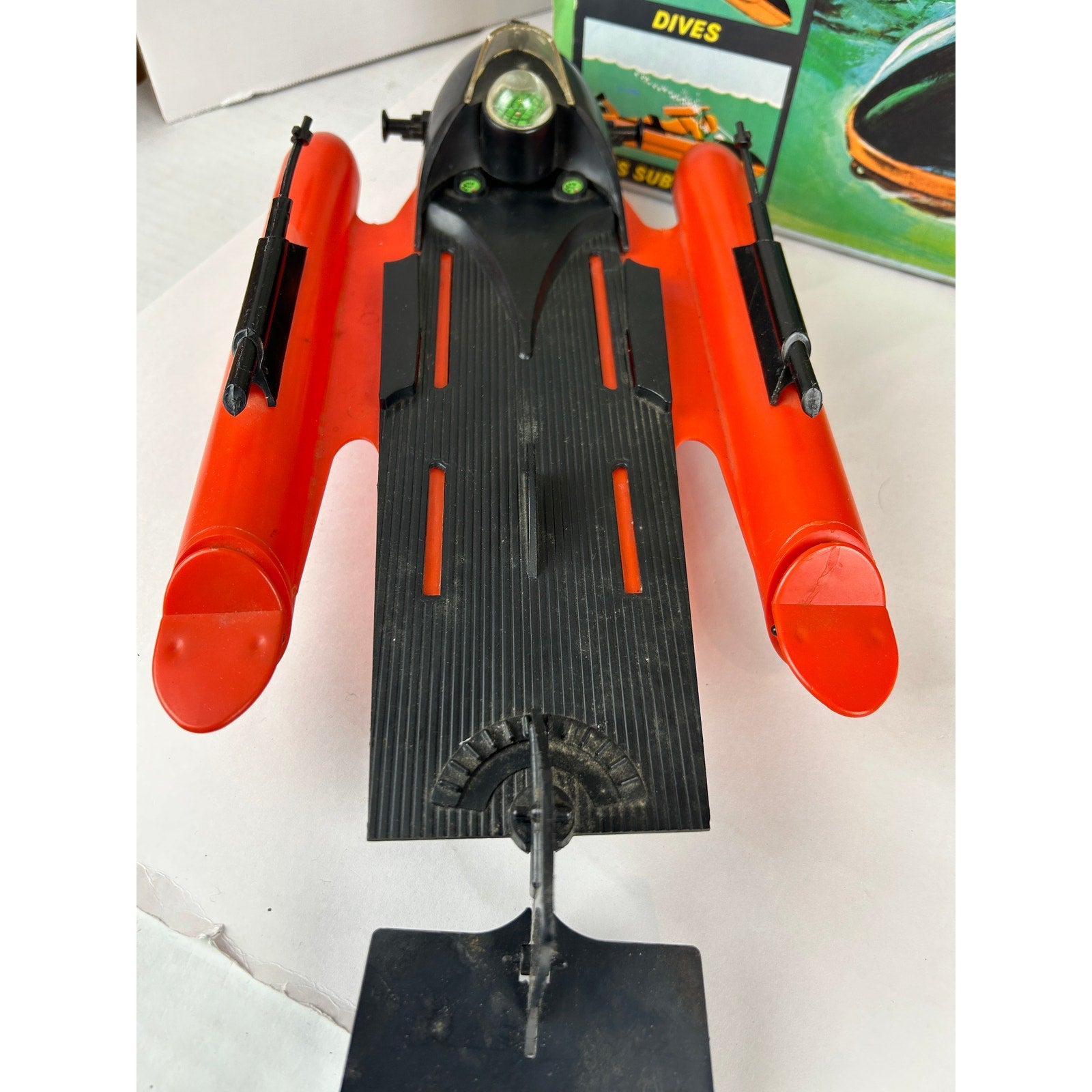 GI Joe Sea Sled Frogman Set with 1964 Action Sailor Figure Working Motor