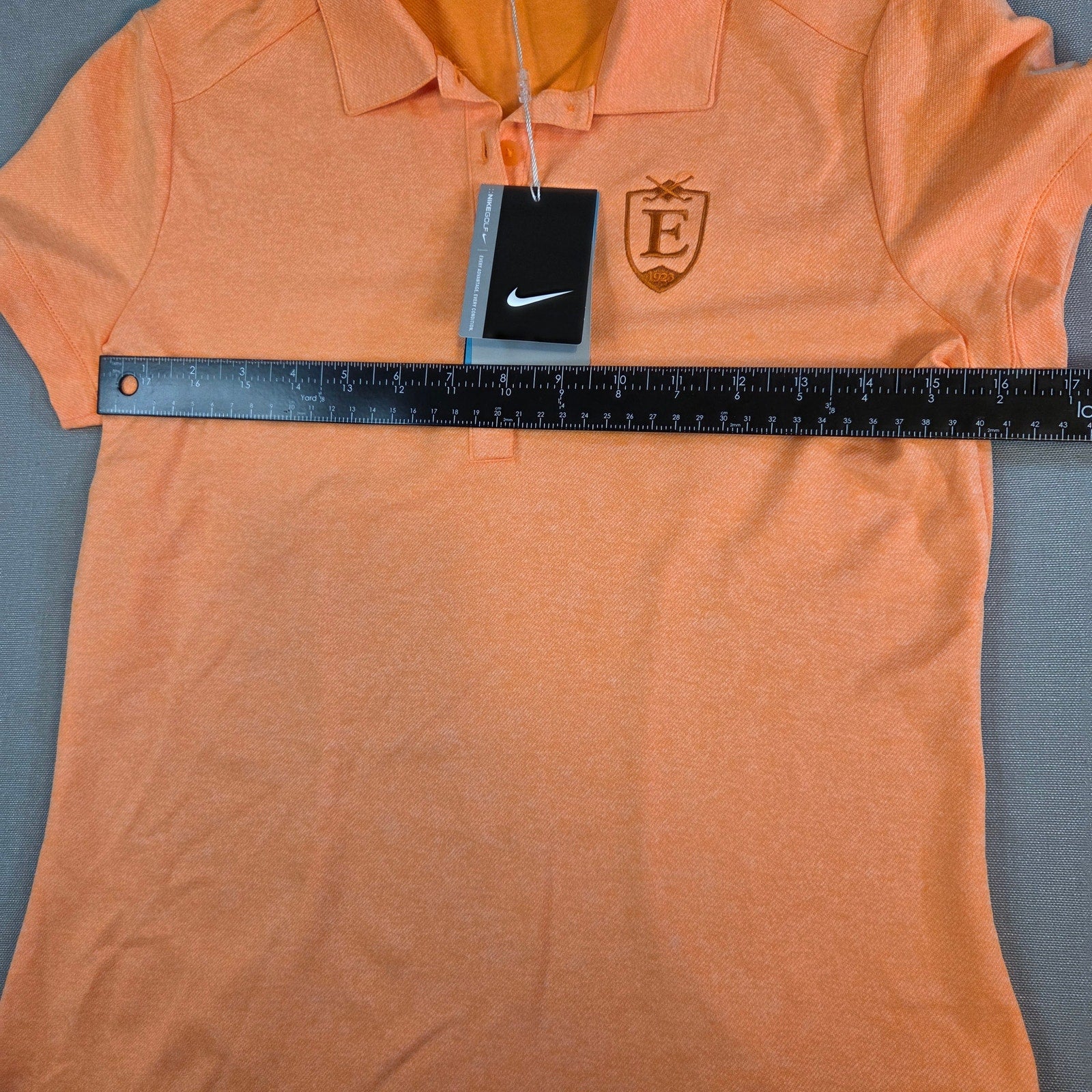 Nike Golf Women’s Dri-Fit Polo Shirt Orange Performance Top Size M NWT