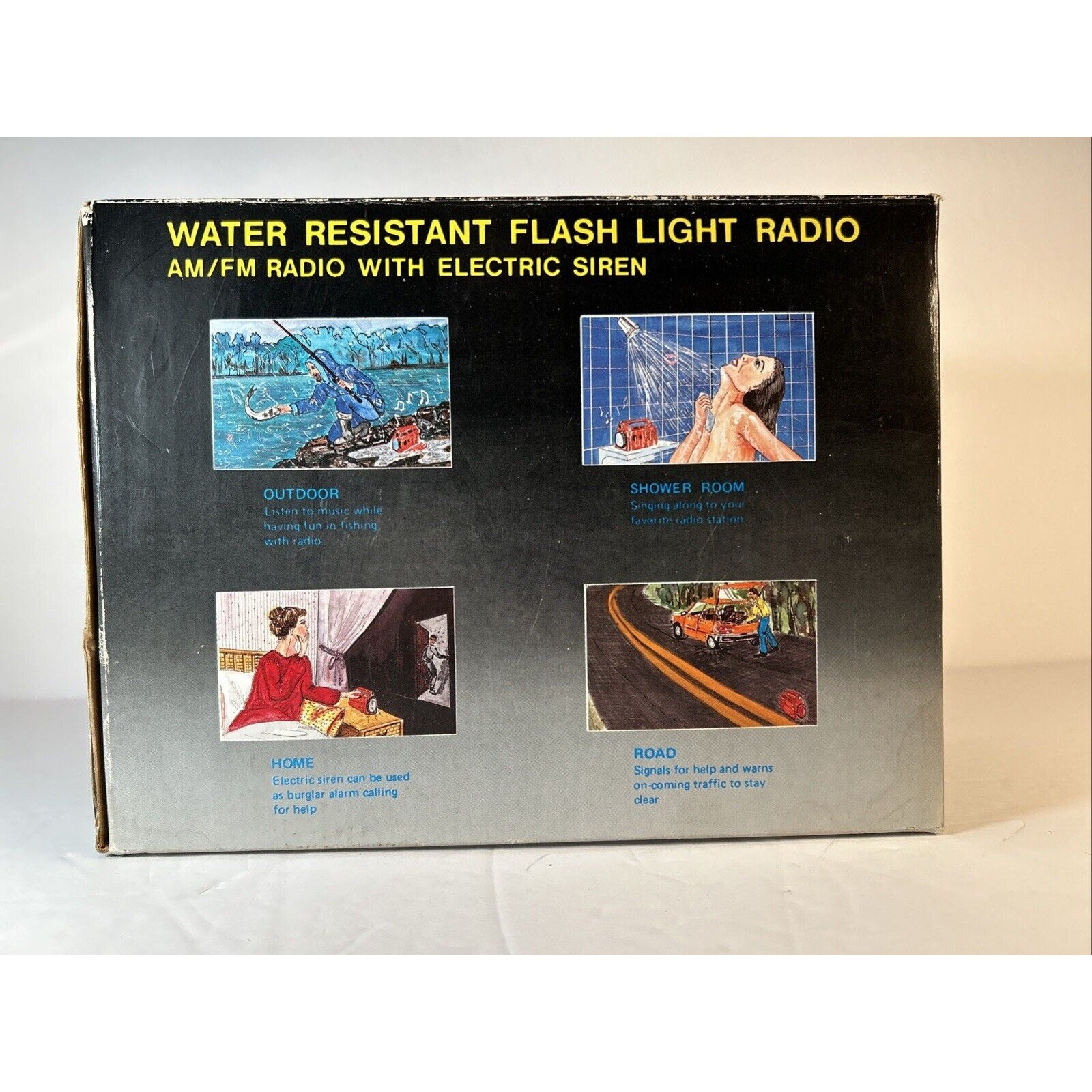 Hopesonic Am/Fm/Weather Radio W/ Flashlight And Siren Model No. HE851 A